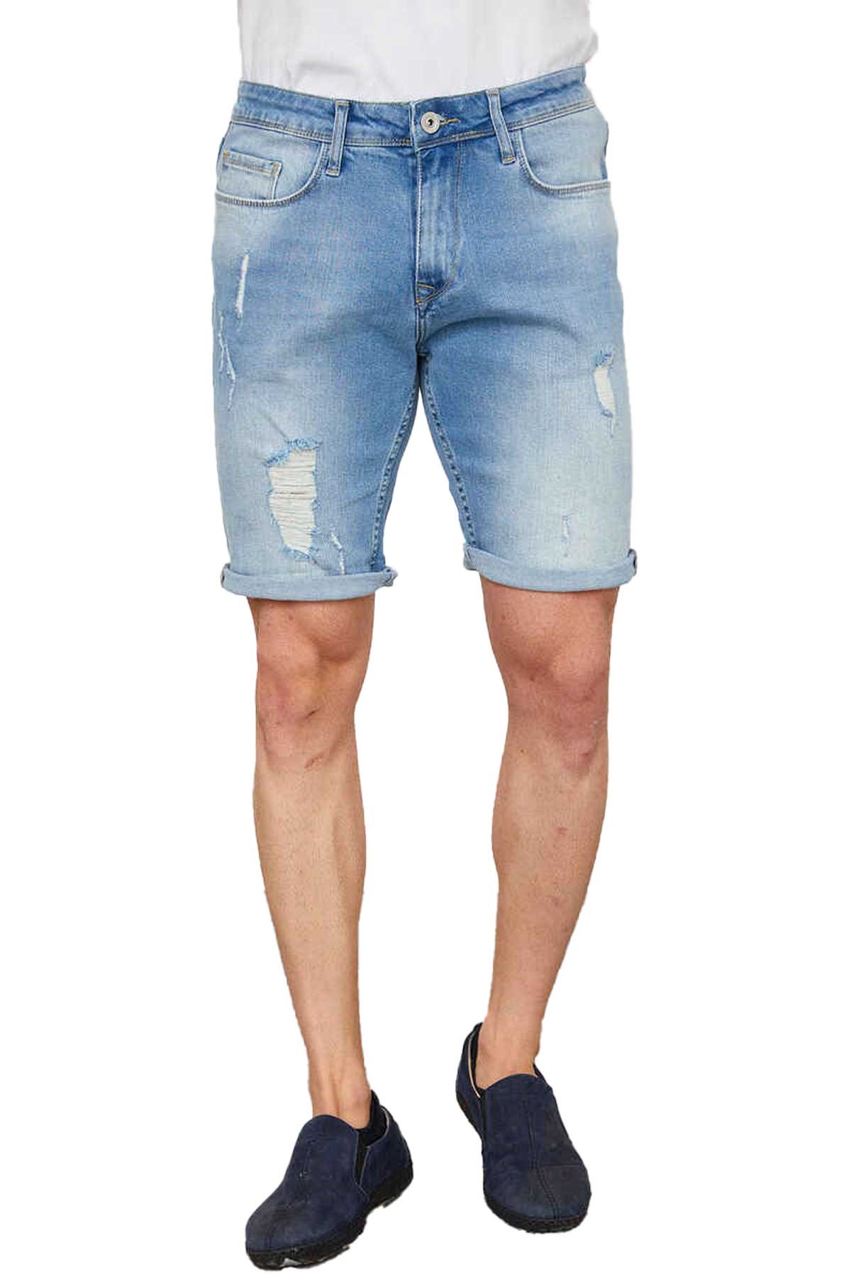 Cazador Erkek Bermuda Şort CAZ 6704 Mavi