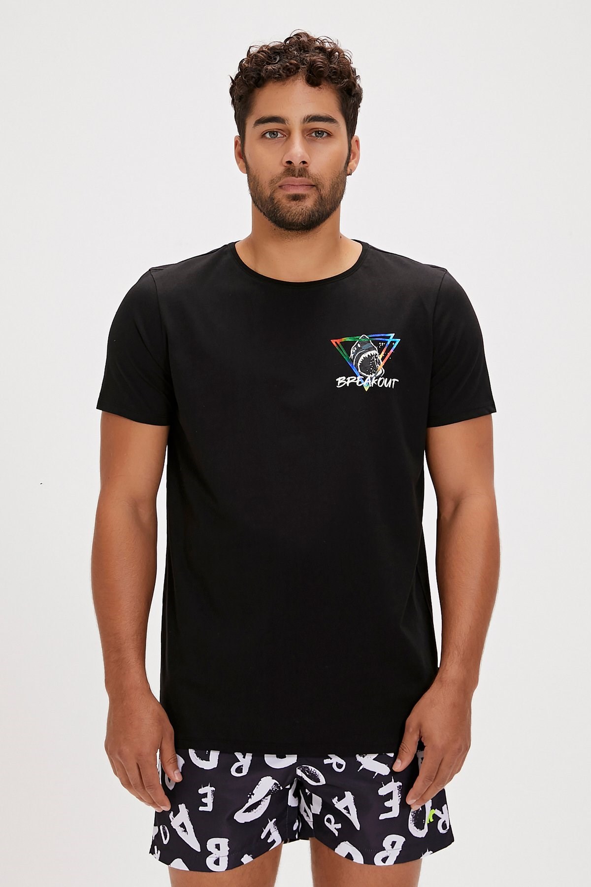 Bad Bear Bite Erkek Tişört 24.01.07.020-C01 Siyah