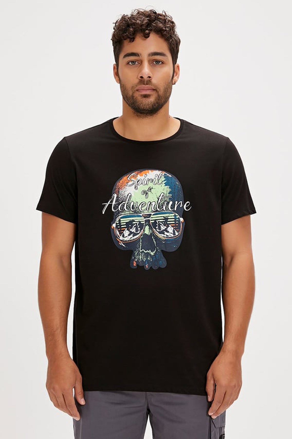 Bad Bear Bean Erkek Tişört 24.01.07.027-C01 Siyah