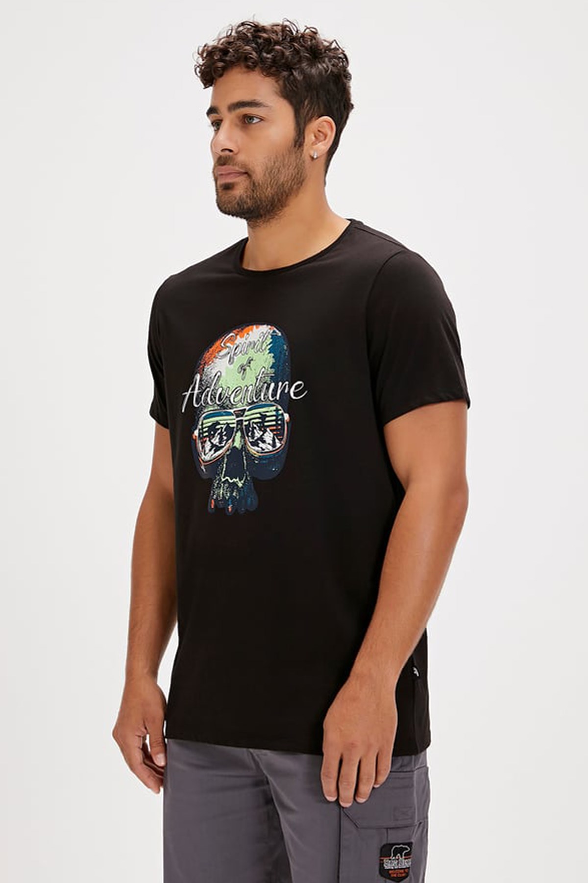 Bad Bear Bean Erkek Tişört 24.01.07.027-C01 Siyah