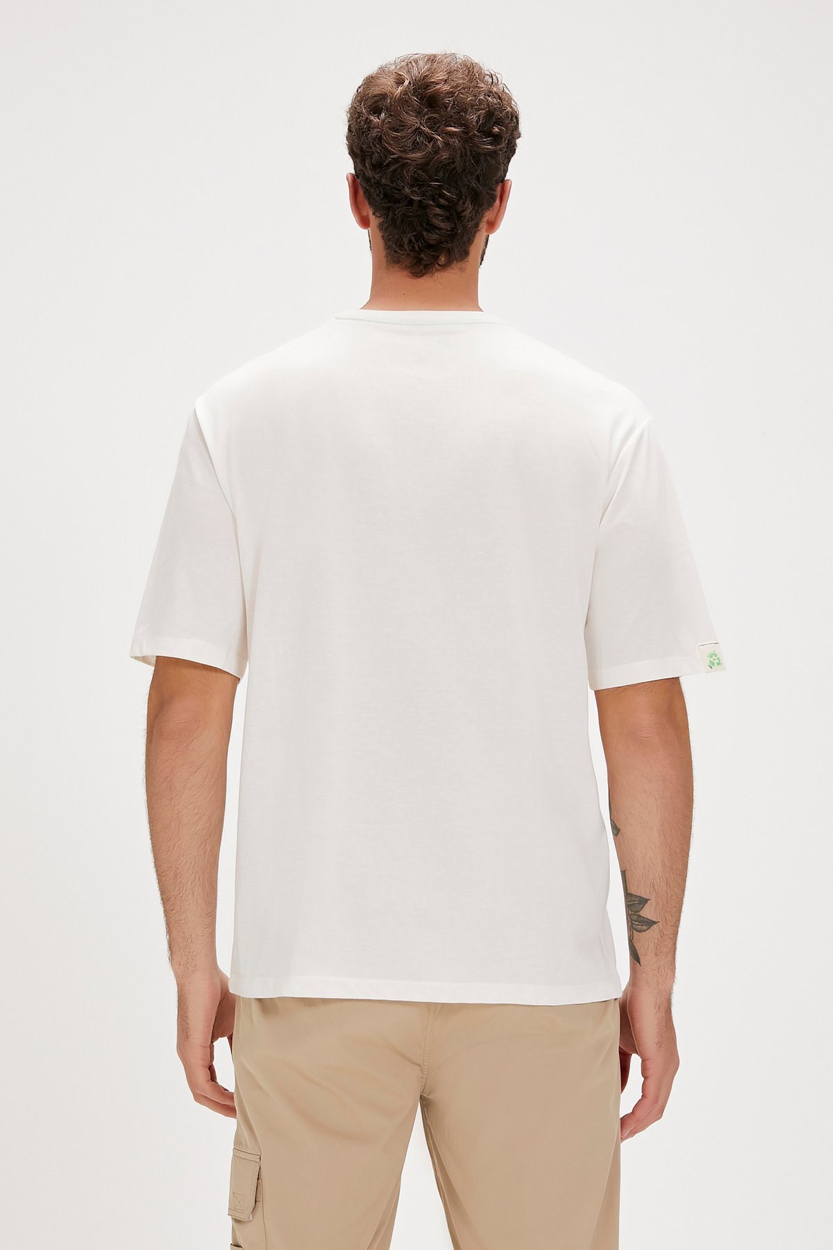 Bad Bear Re-One World Erkek Tişört 24.01.07.046-C108 Beyaz