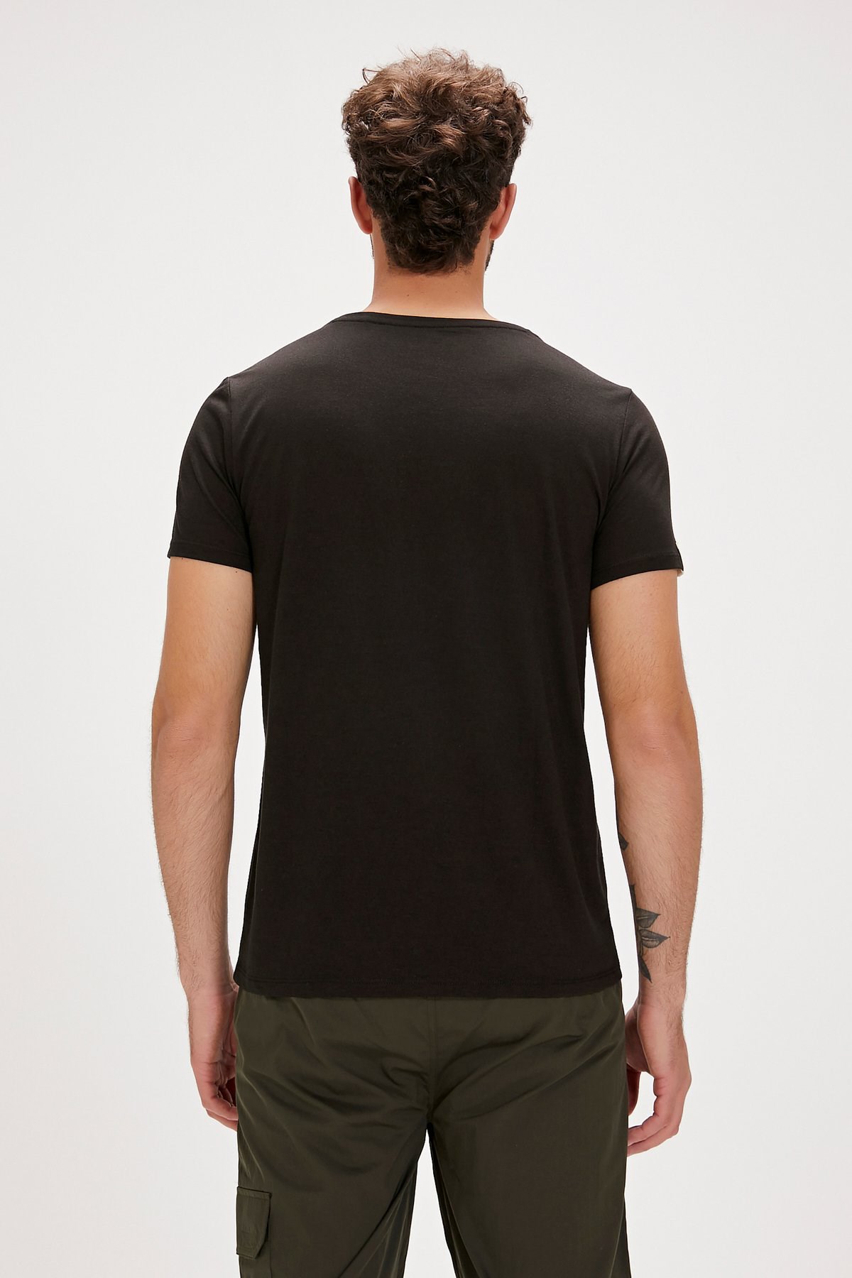 Bad Bear Re-Think Erkek Tişört 24.01.07.050-C01 Siyah