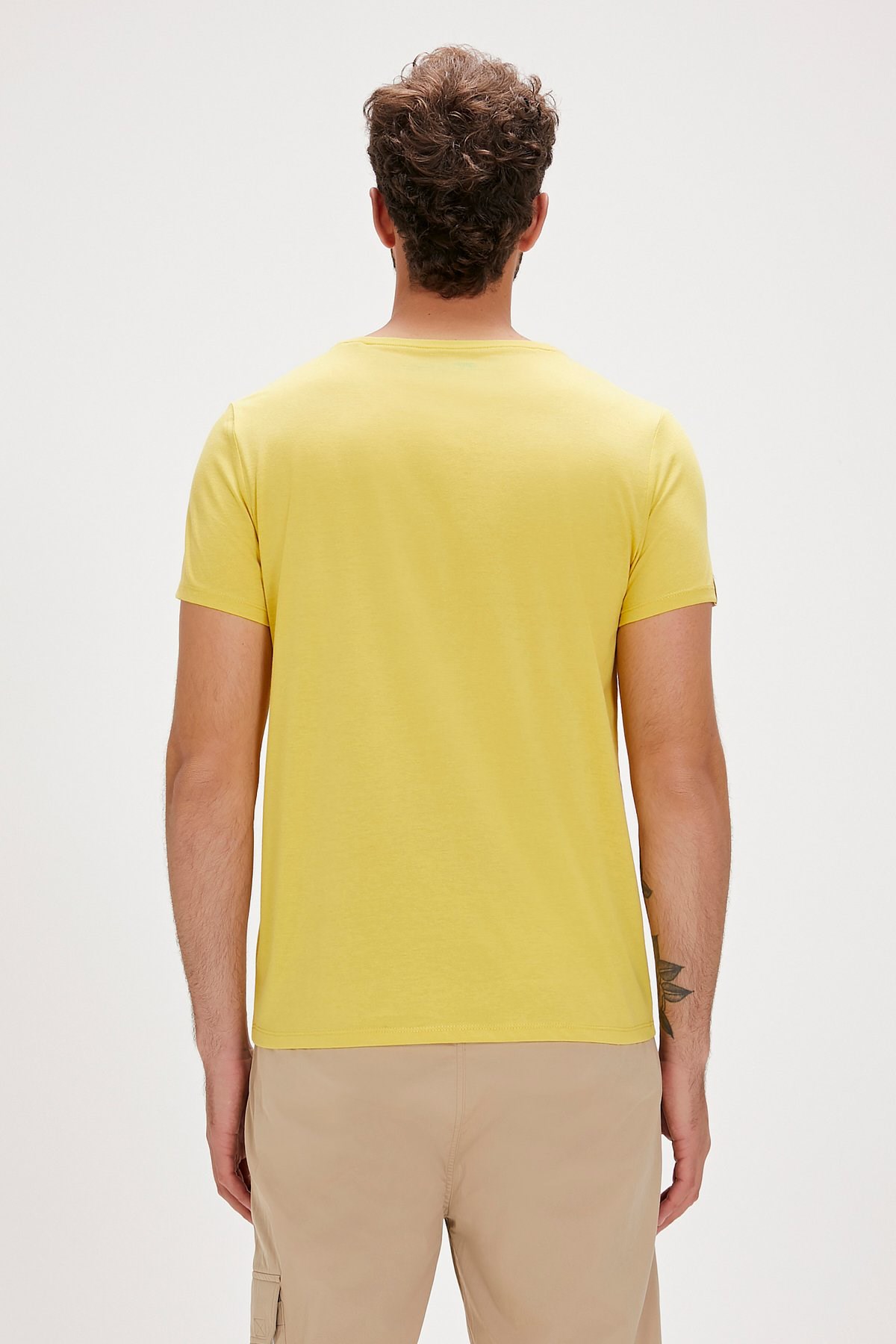 Bad Bear Re-Runway Erkek Tişört 24.01.07.051-C119 Sarı