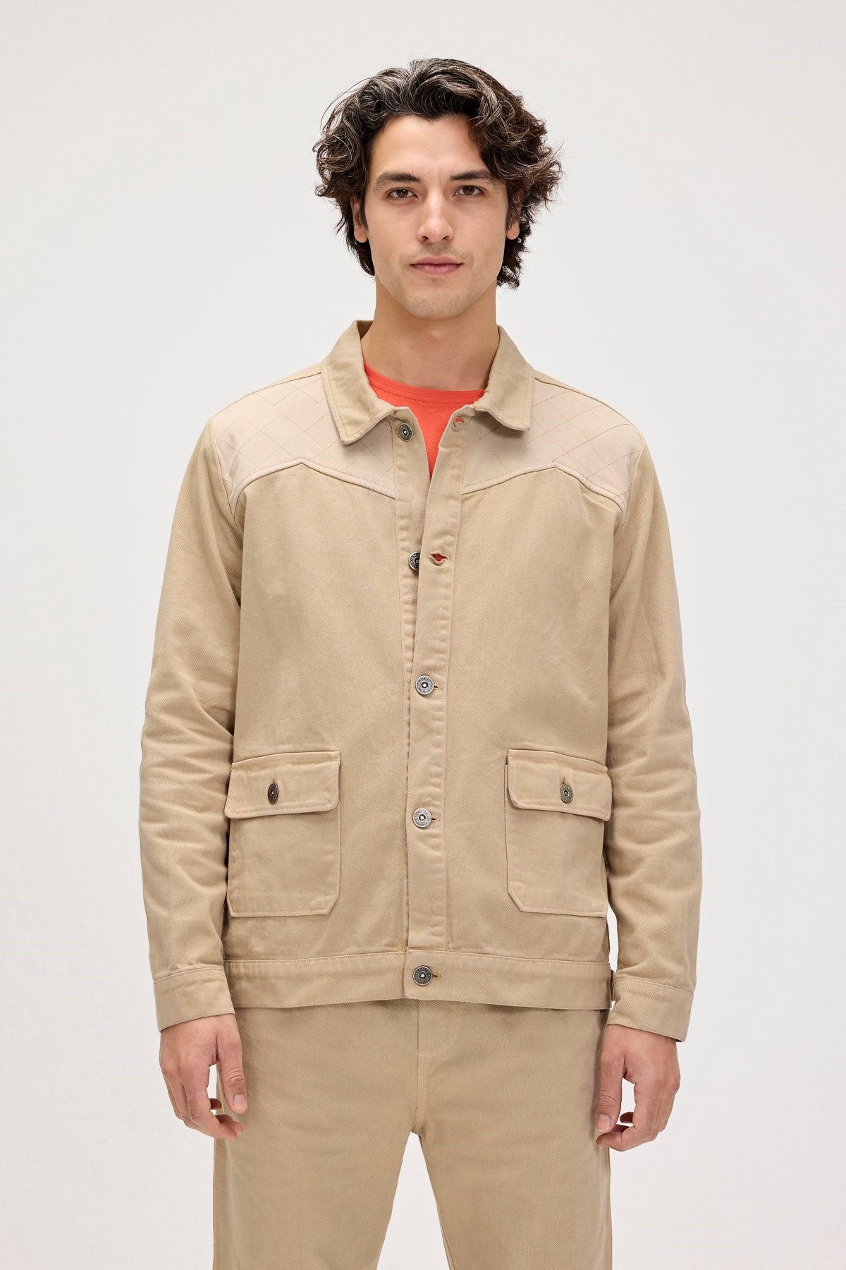 Bad Bear Rex Jacket Erkek Ceket 24.01.71.002-C17 Bej