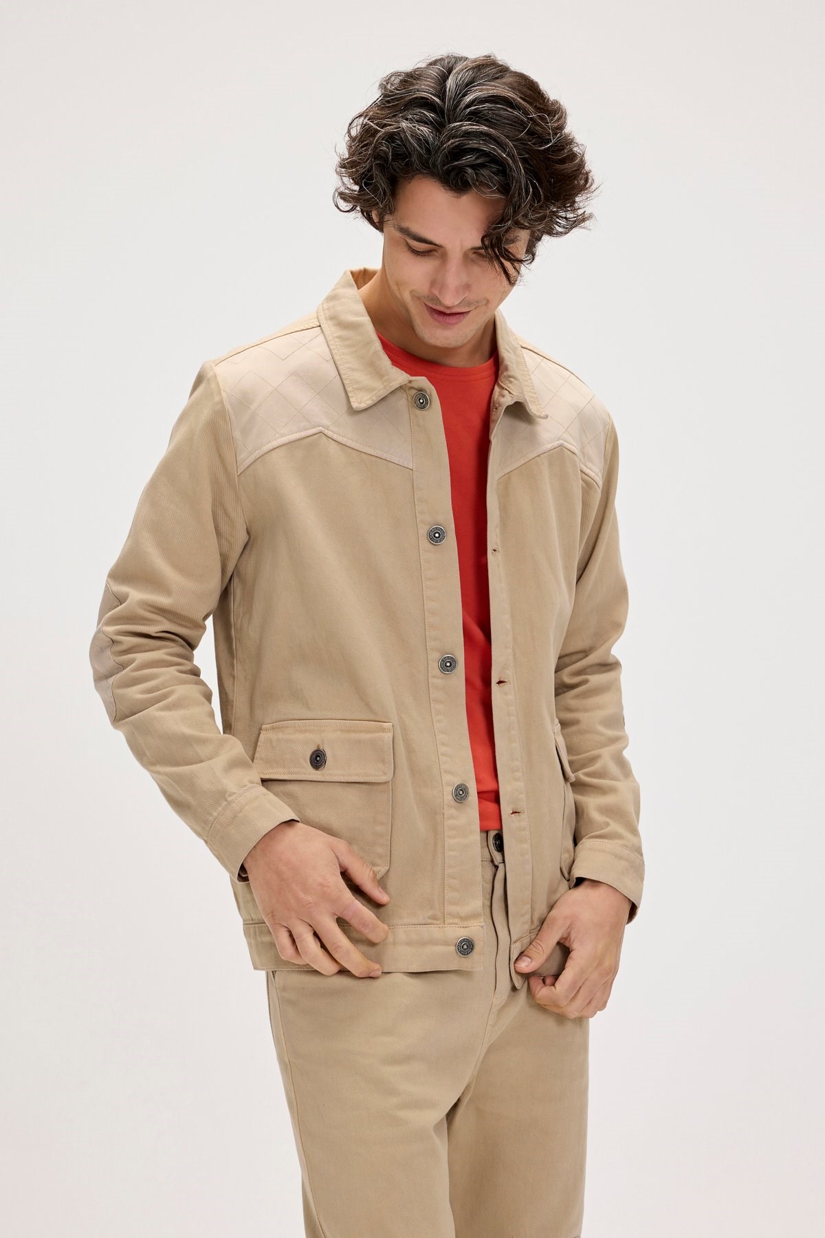 Bad Bear Rex Jacket Erkek Ceket 24.01.71.002-C17 Bej