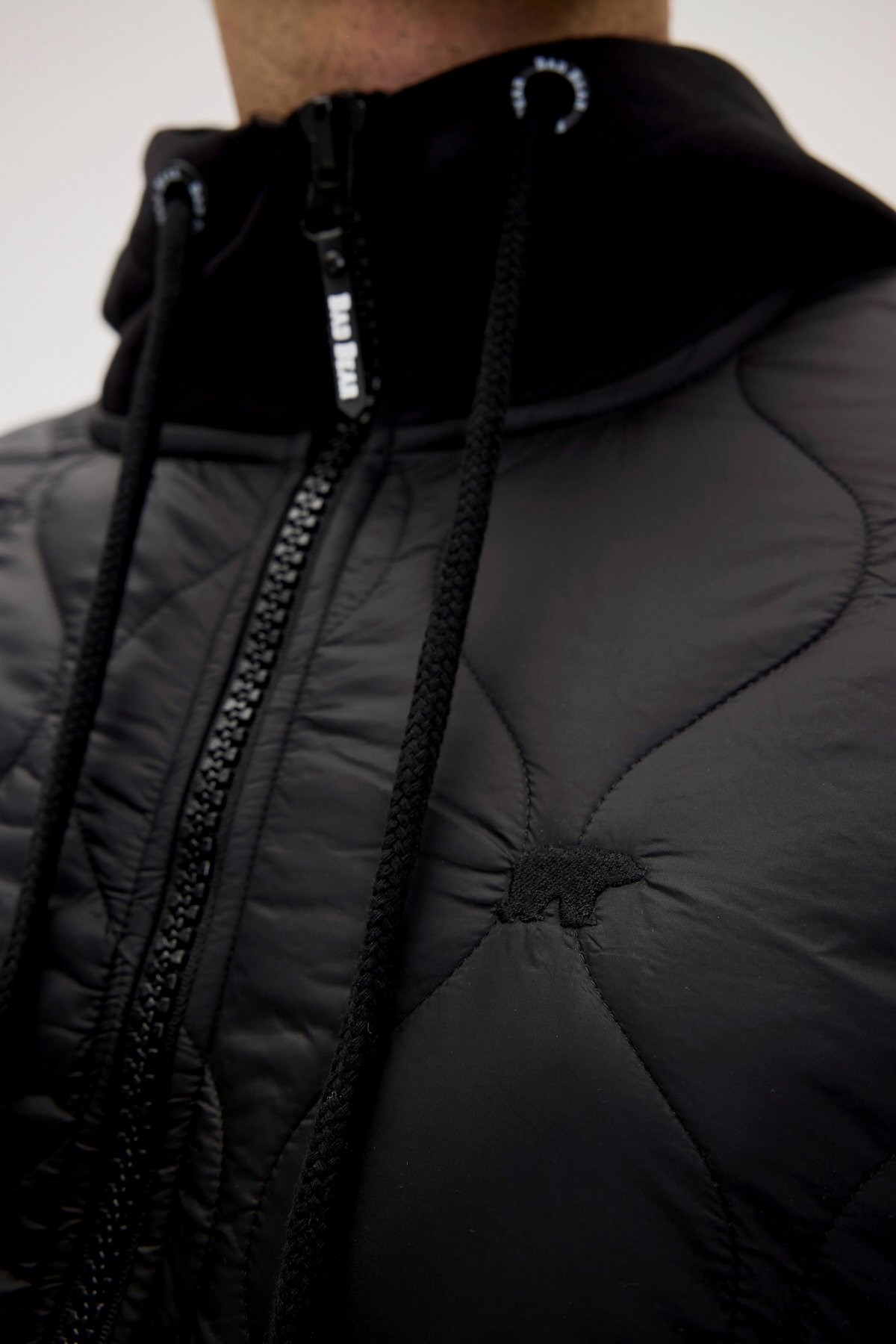 Bad Bear Cyrus Full Zip Erkek Sweatshirt 24.02.12.003-C01 Siyah