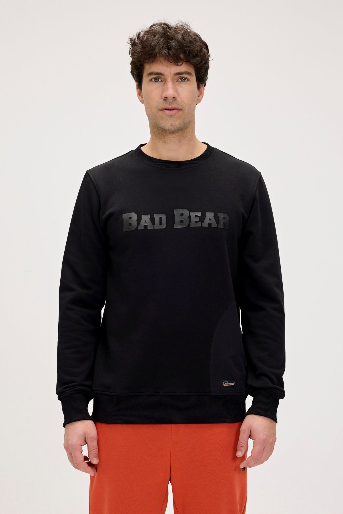 Bad Bear Marlow Erkek Sweatshirt 24.02.12.009-C01 Siyah