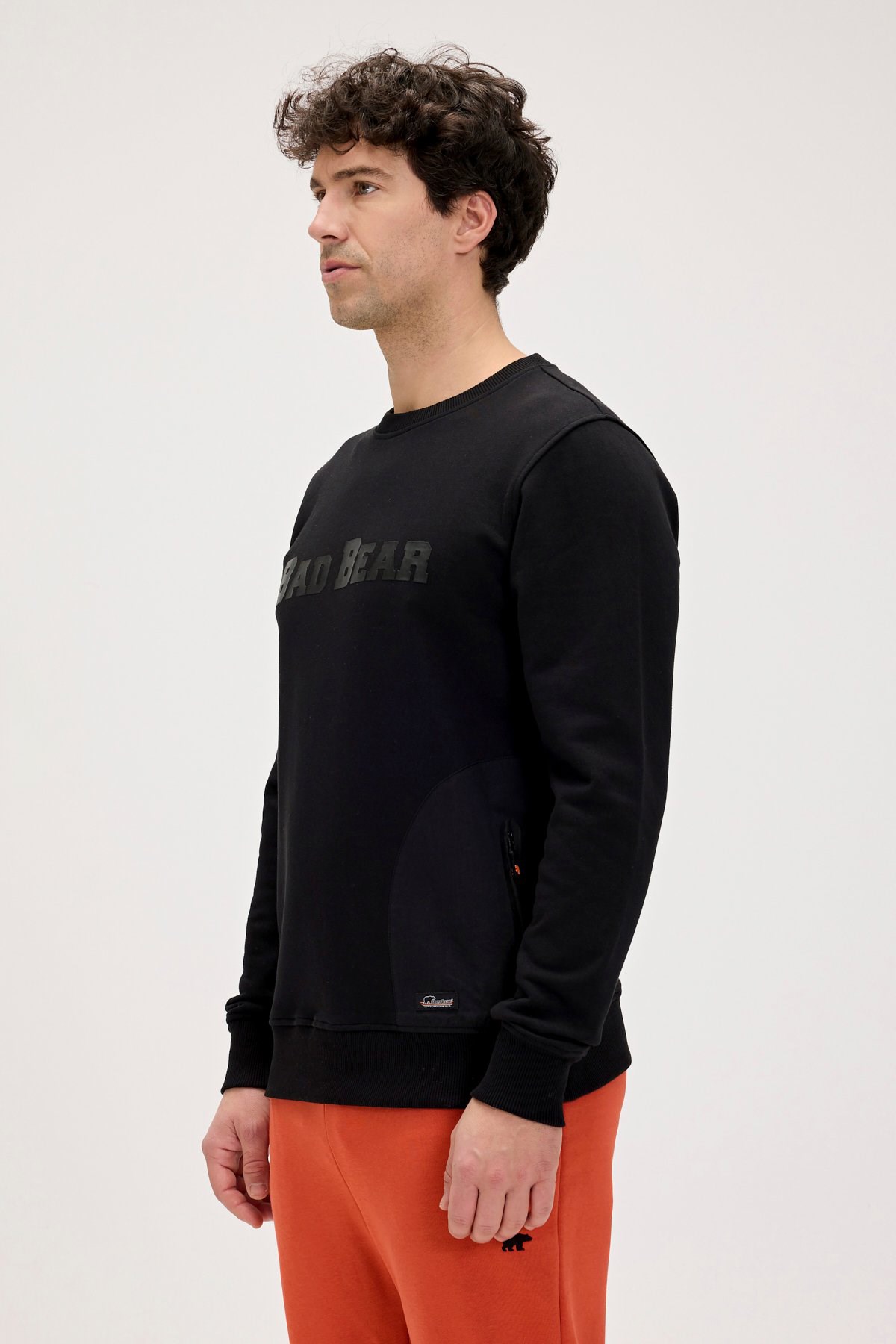 Bad Bear Marlow Erkek Sweatshirt 24.02.12.009-C01 Siyah