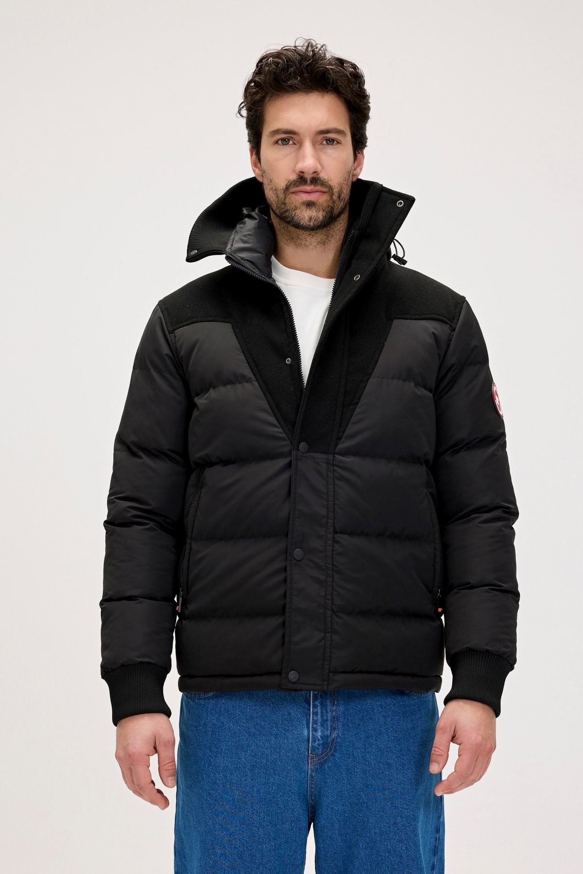 Bad Bear Valery Puffer Coat Erkek Mont 24.02.15.004-C01 Siyah