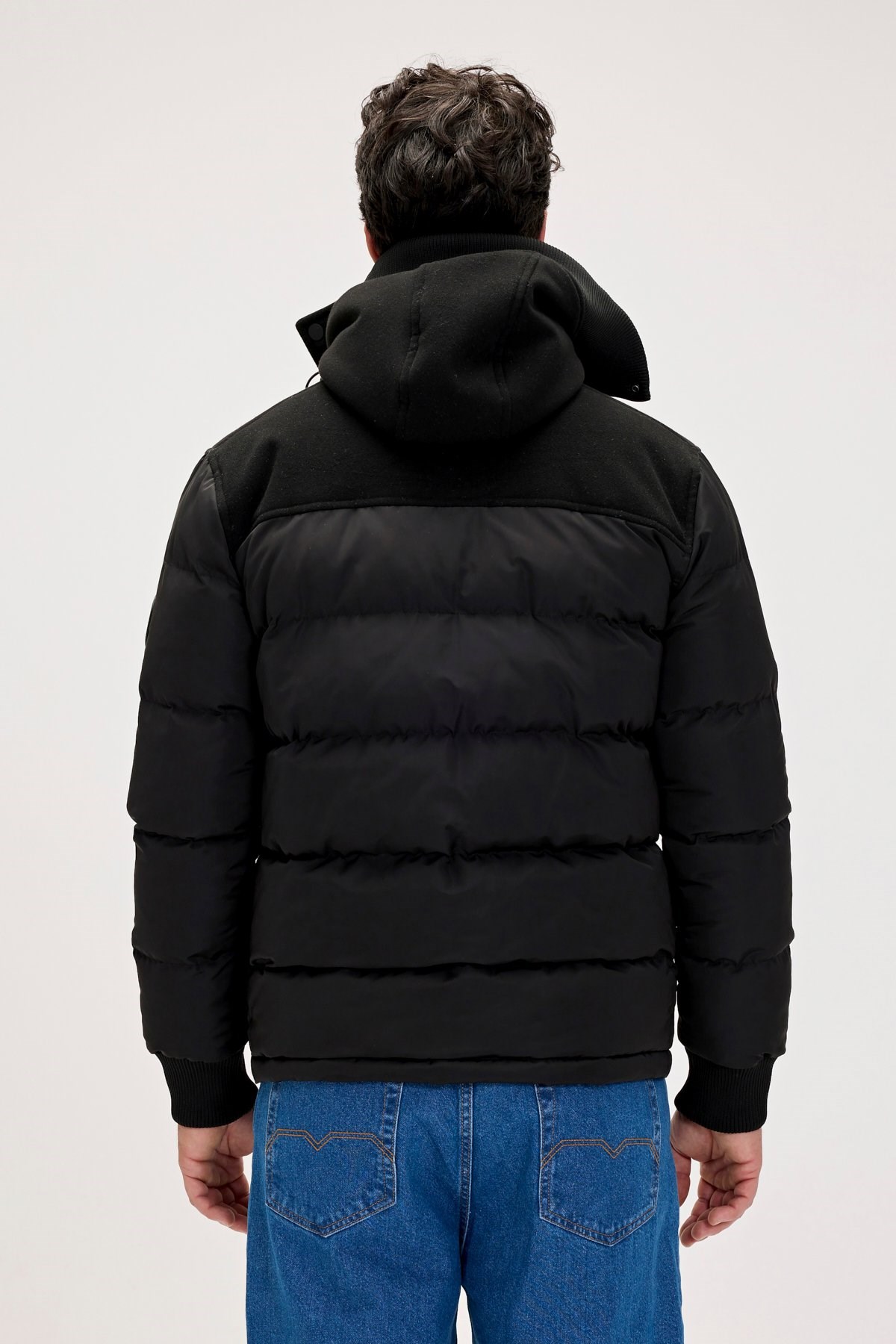 Bad Bear Valery Puffer Coat Erkek Mont 24.02.15.004-C01 Siyah