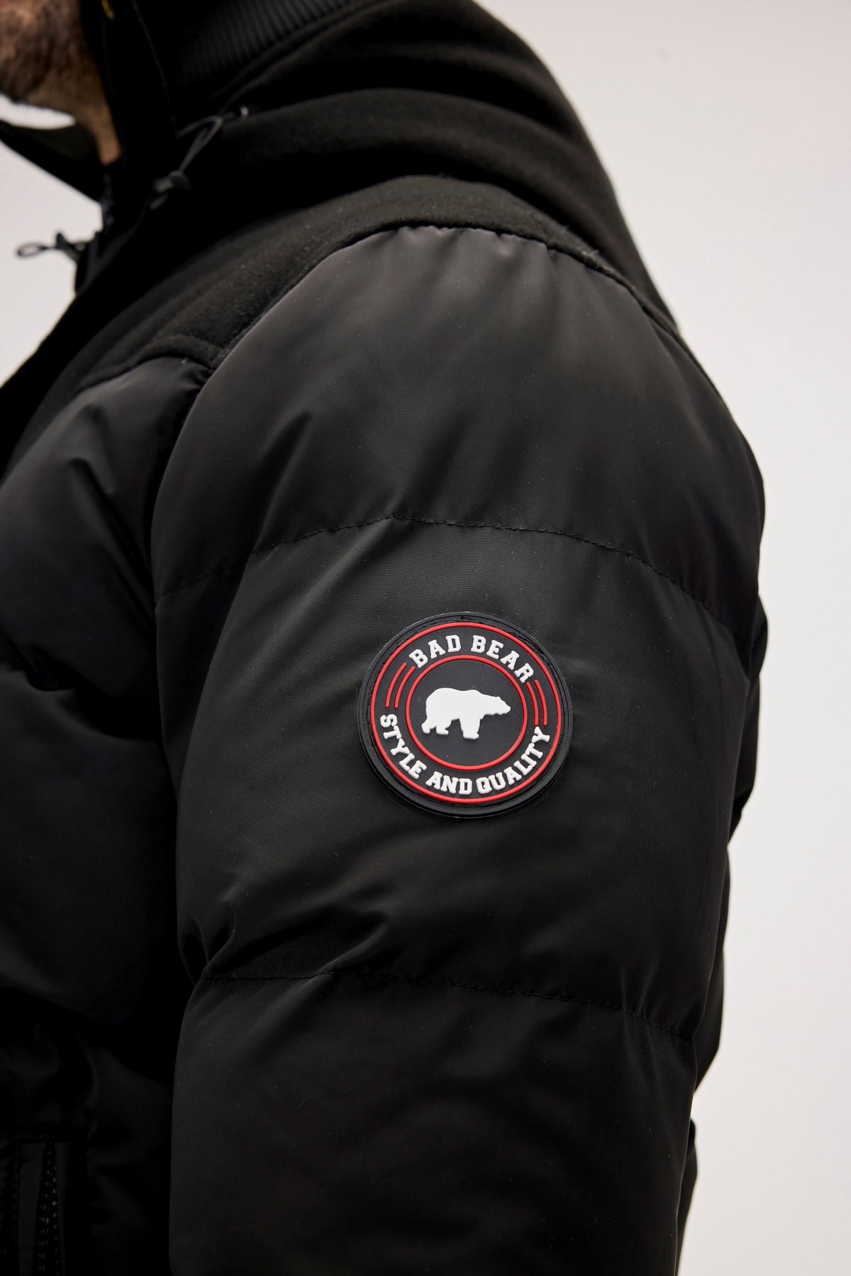 Bad Bear Valery Puffer Coat Erkek Mont 24.02.15.004-C01 Siyah