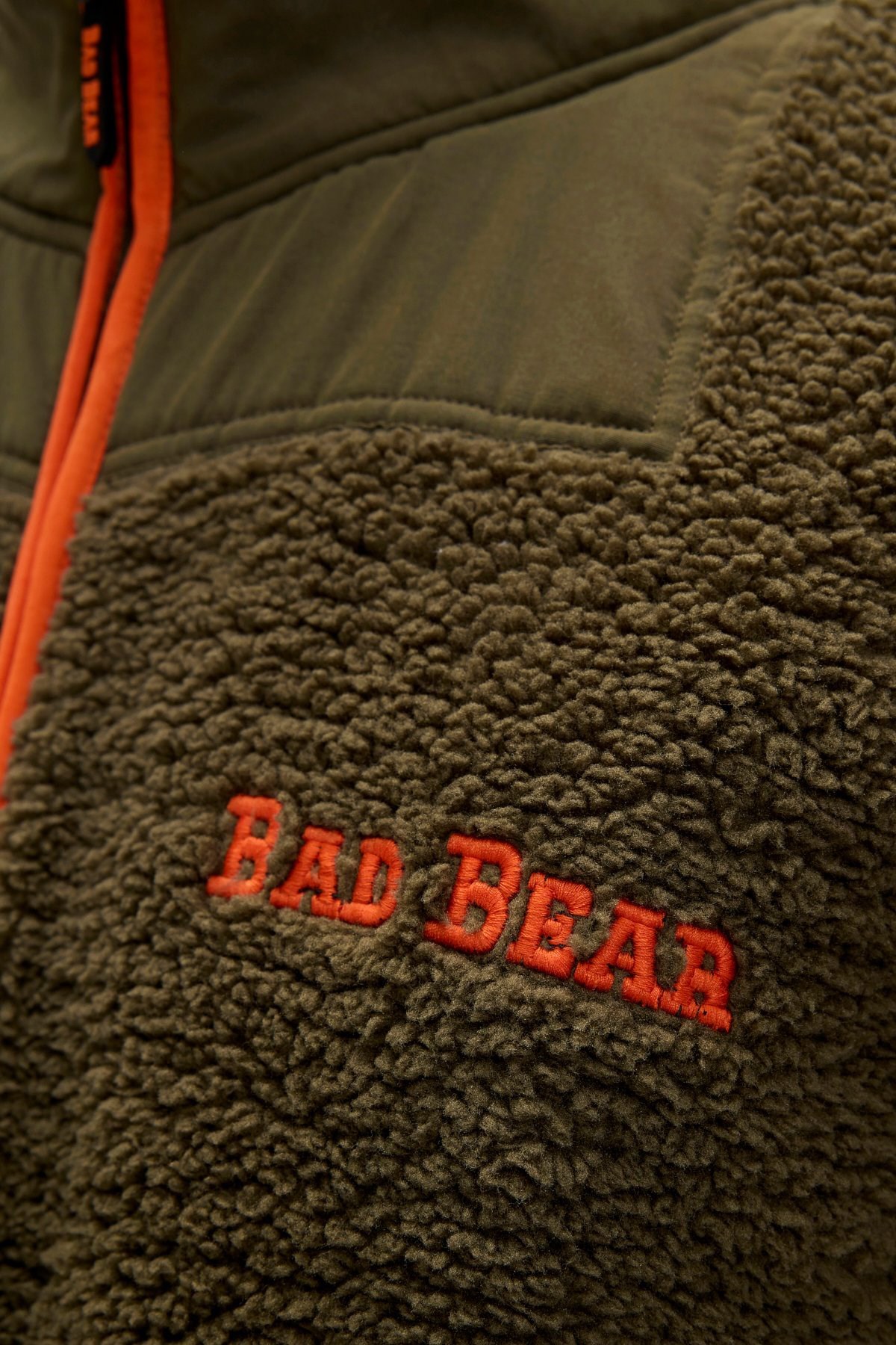 Bad Bear Galvin Erkek Peluş Sweatshirt 24.02.29.001-C70 Haki