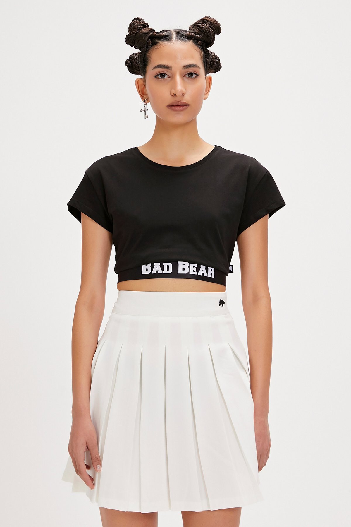 Bad Bear Kadın Tişört 24.03.07.005-C01 Siyah