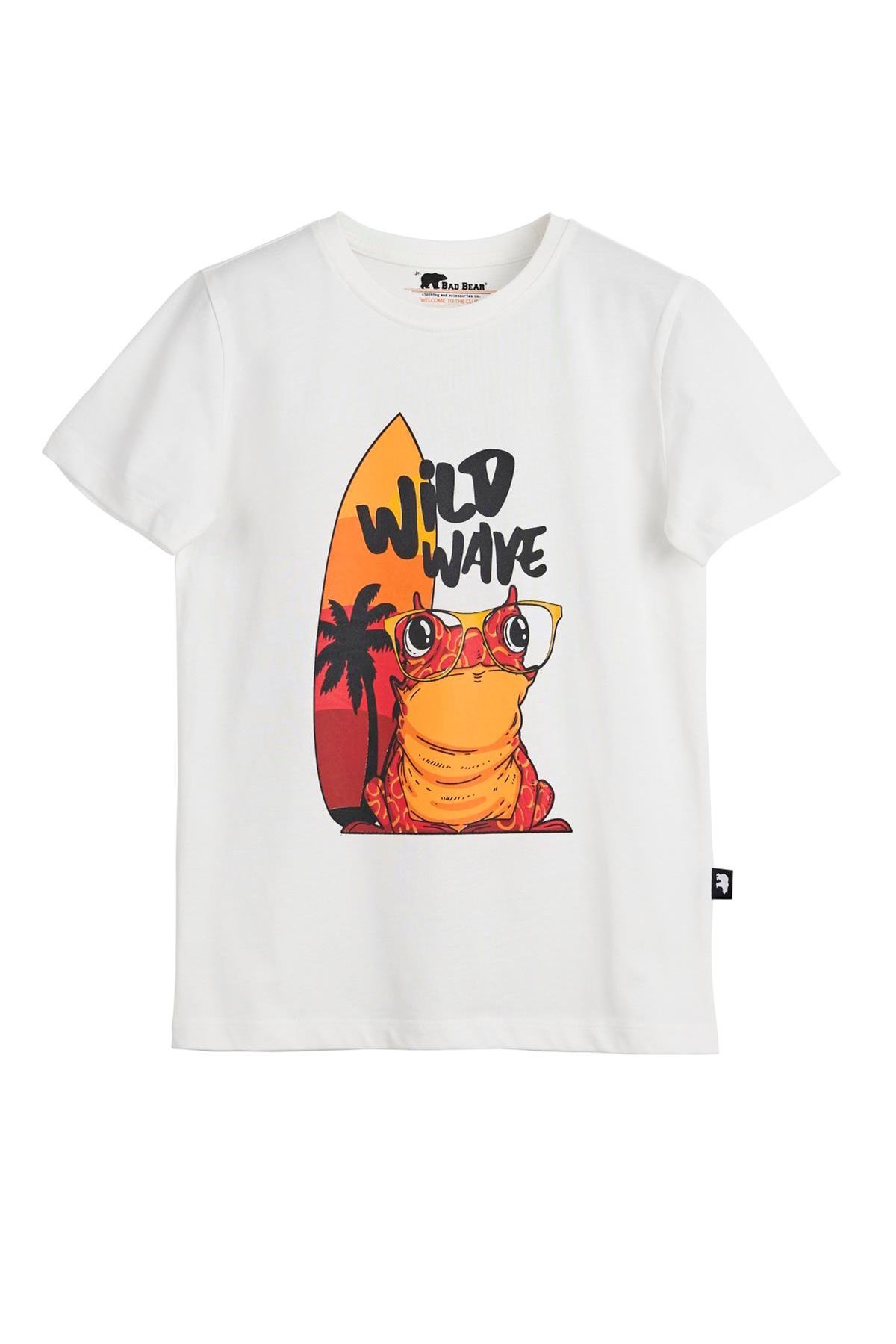 Bad Bear Wave Çocuk Tişört 24.06.07.002-C04 Beyaz