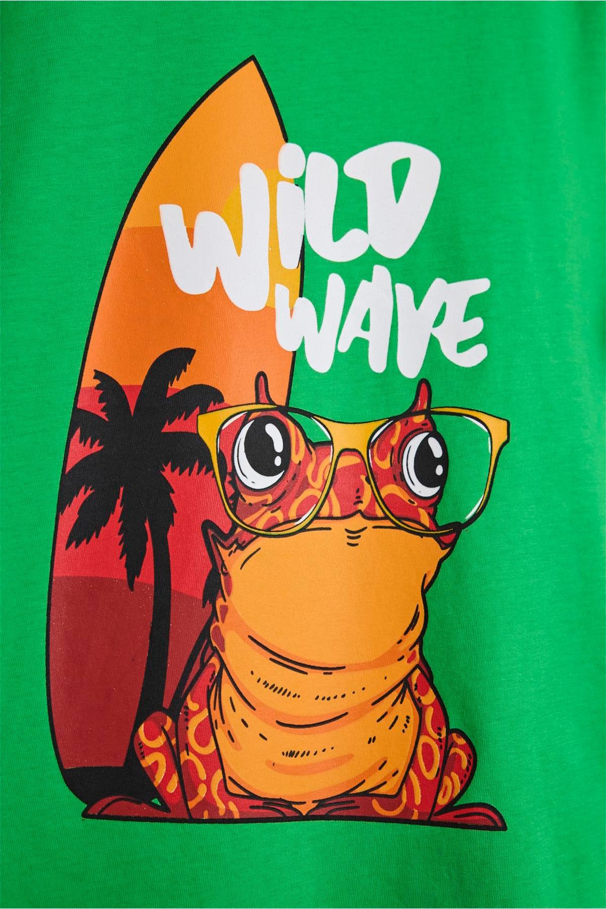 Bad Bear Wave Çocuk Tişört 24.06.07.002-C13 Yeşil