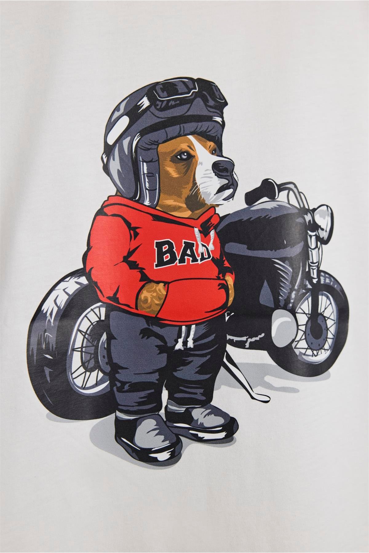 Bad Bear Fave Çocuk Tişört 24.06.07.006-C04 Beyaz