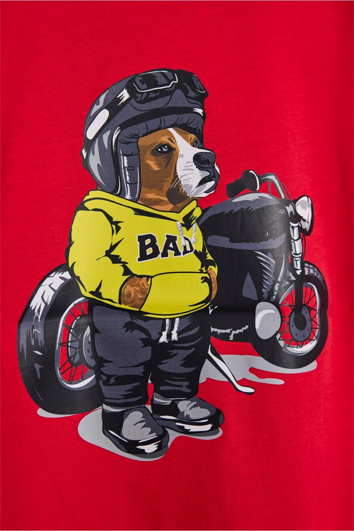 Bad Bear Fave Çocuk Tişört 24.06.07.006-C54 Kırmızı