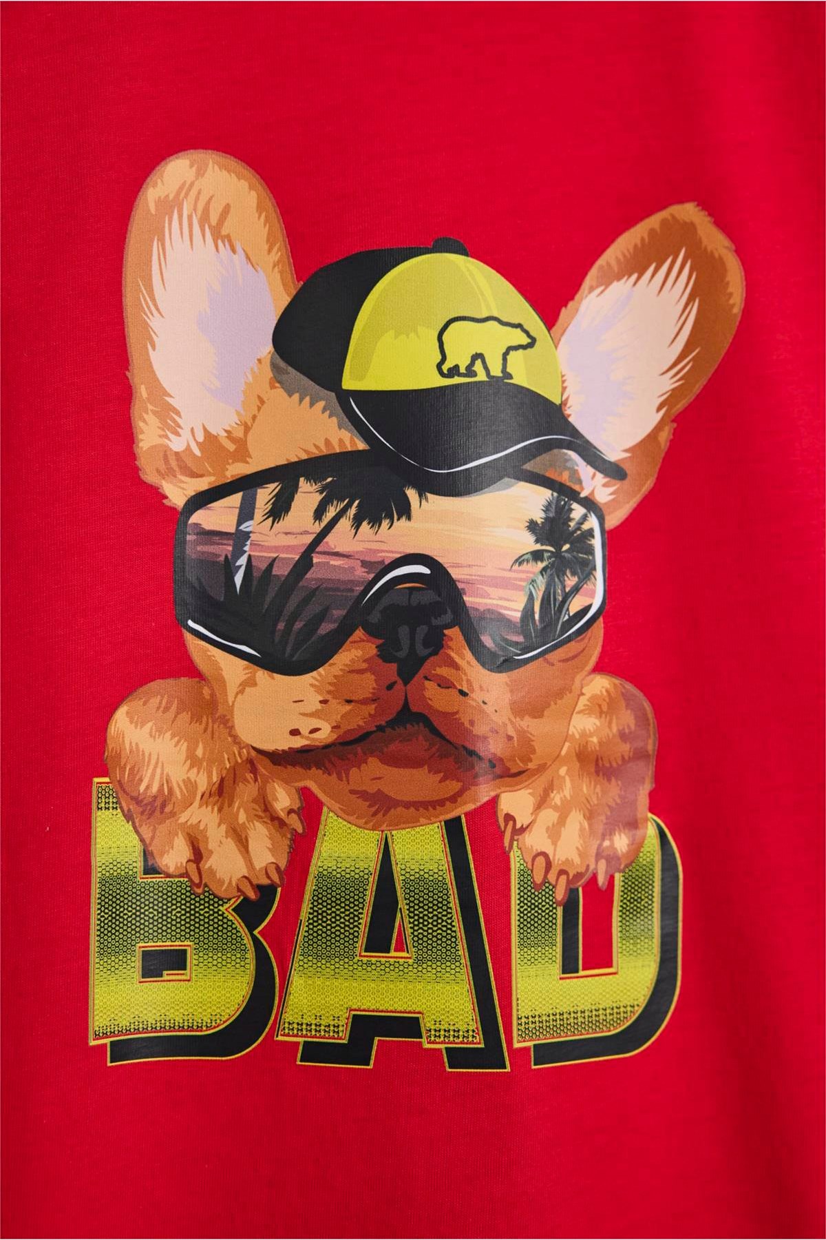 Bad Bear Spark Çocuk Tişört 24.06.07.008-C54 Kırmızı