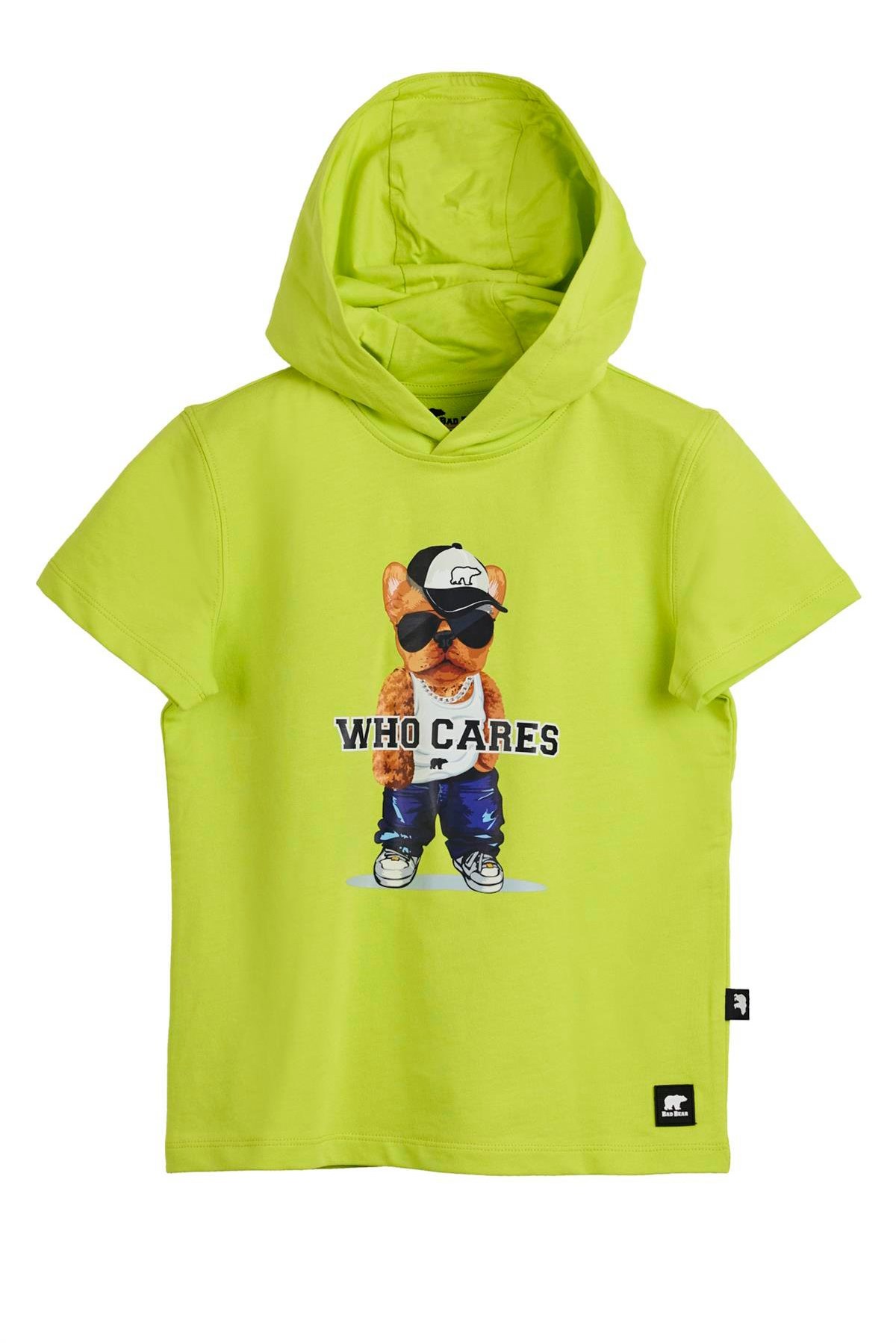Bad Bear Mood Çocuk Sweatshirt Yeşil