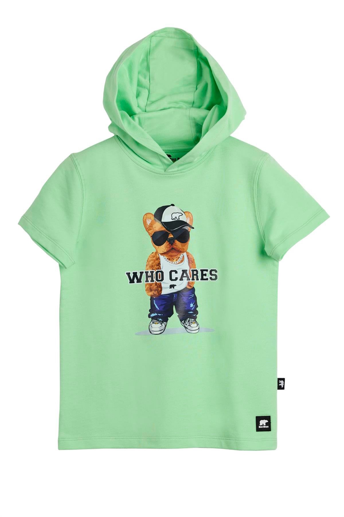 Bad Bear Mood Çocuk Sweatshirt Yeşil