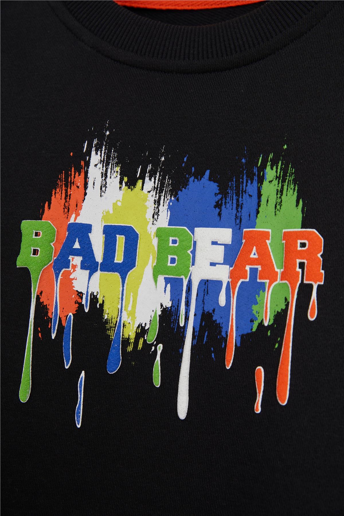 Bad Bear Hued Sweatshirt 24.06.12.005-C01 Siyah