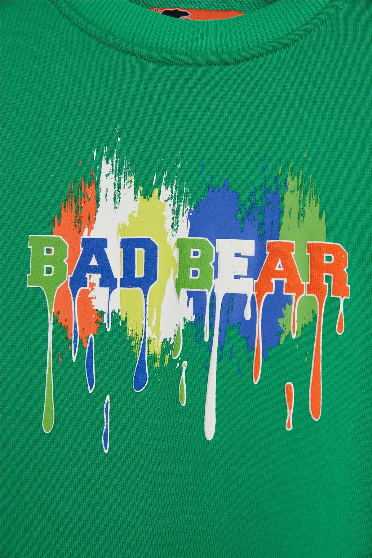 Bad Bear Hued Sweatshirt 24.06.12.005-C13 Yeşil