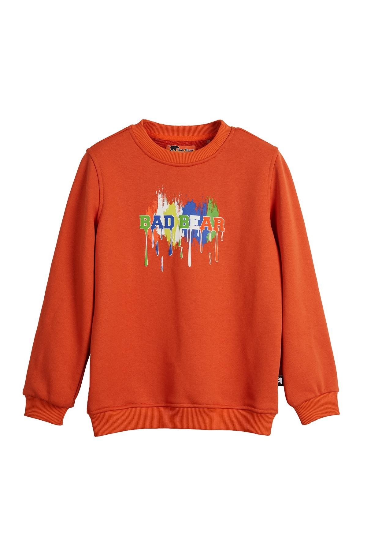 Bad Bear Hued Sweatshirt 24.06.12.005-C38 Turuncu