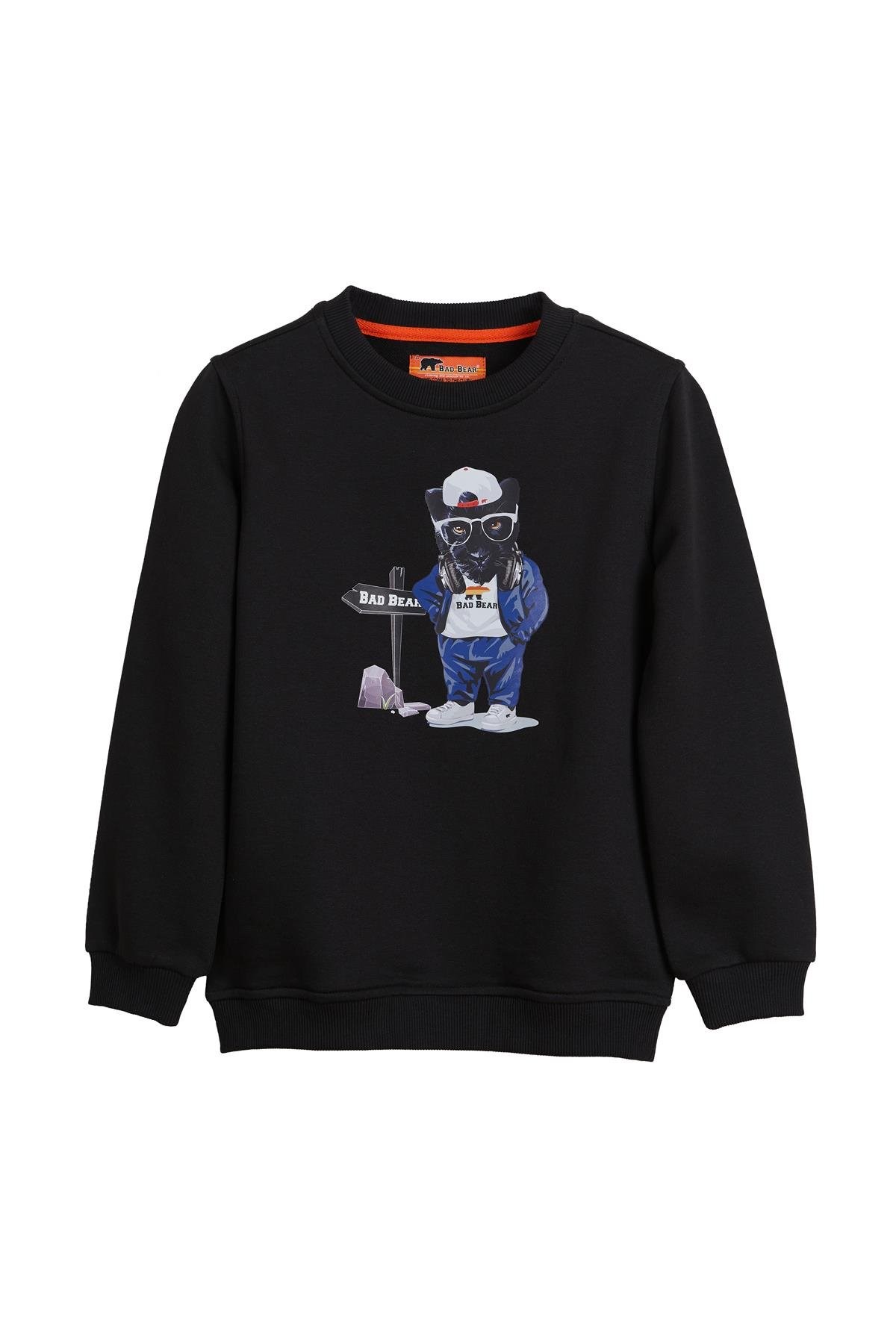 Bad Bear Panther Sweatshirt 24.06.12.006-C01 Siyah