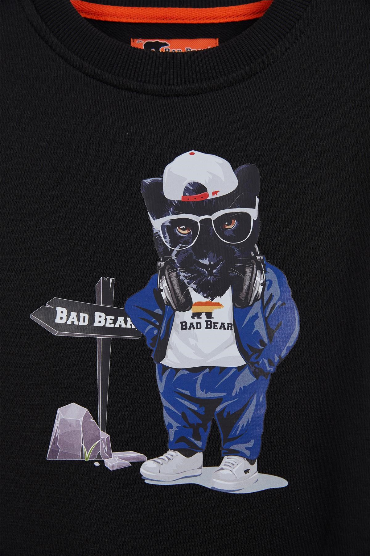 Bad Bear Panther Sweatshirt 24.06.12.006-C01 Siyah