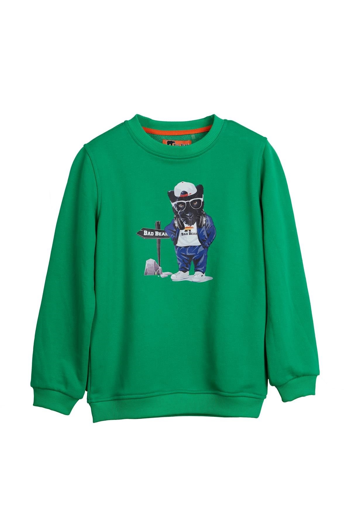 Bad Bear Panther Sweatshirt 24.06.12.006-C13 Yeşil