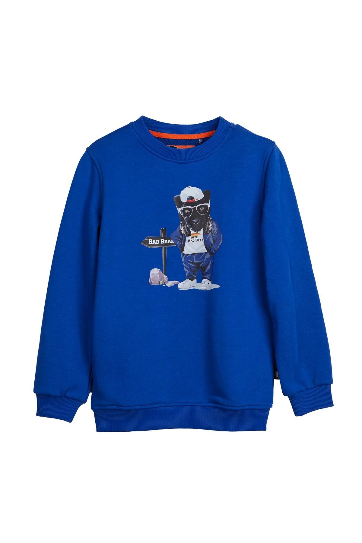 Bad Bear Panther Sweatshirt 24.06.12.006-C141 Mavi