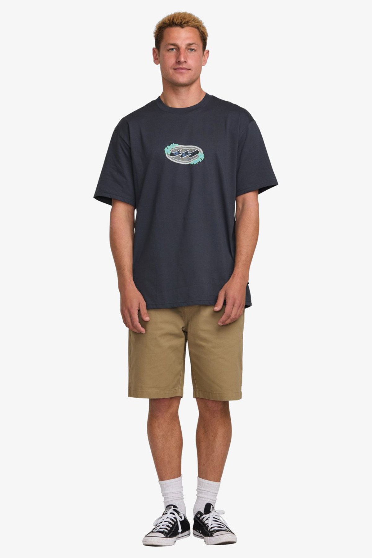 Billabong Flourish Regular Erkek Tişört Mavi