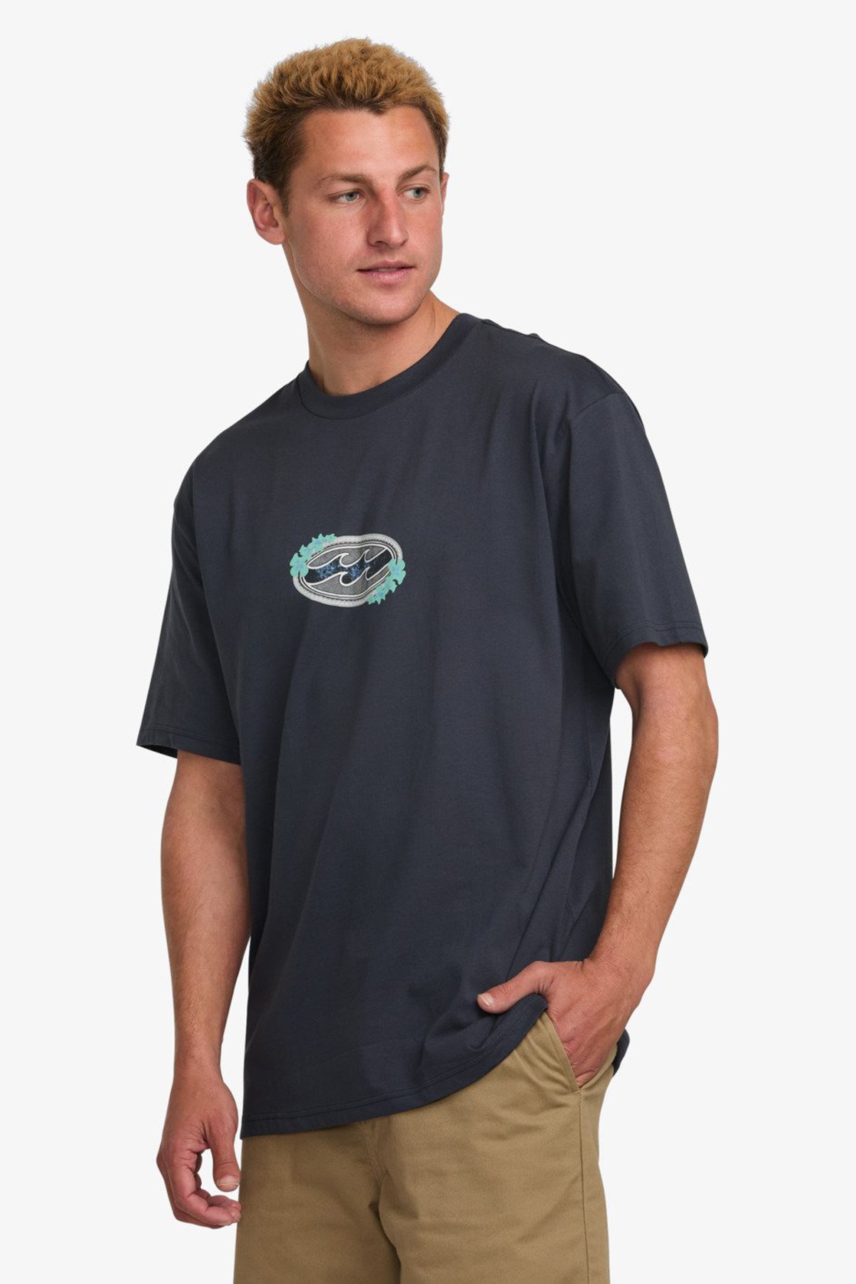 Billabong Flourish Regular Erkek Tişört Mavi