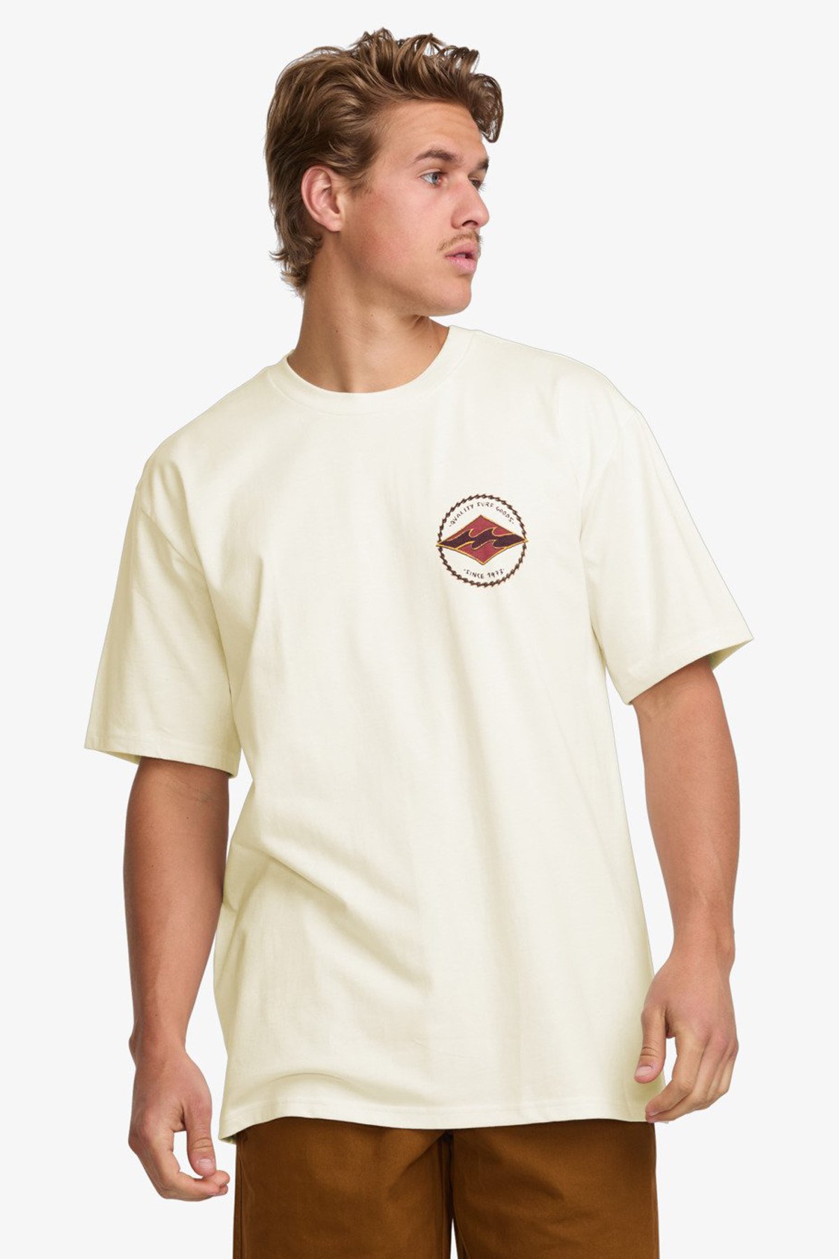 Billabong Rotor Diamond Erkek Tişört Beyaz