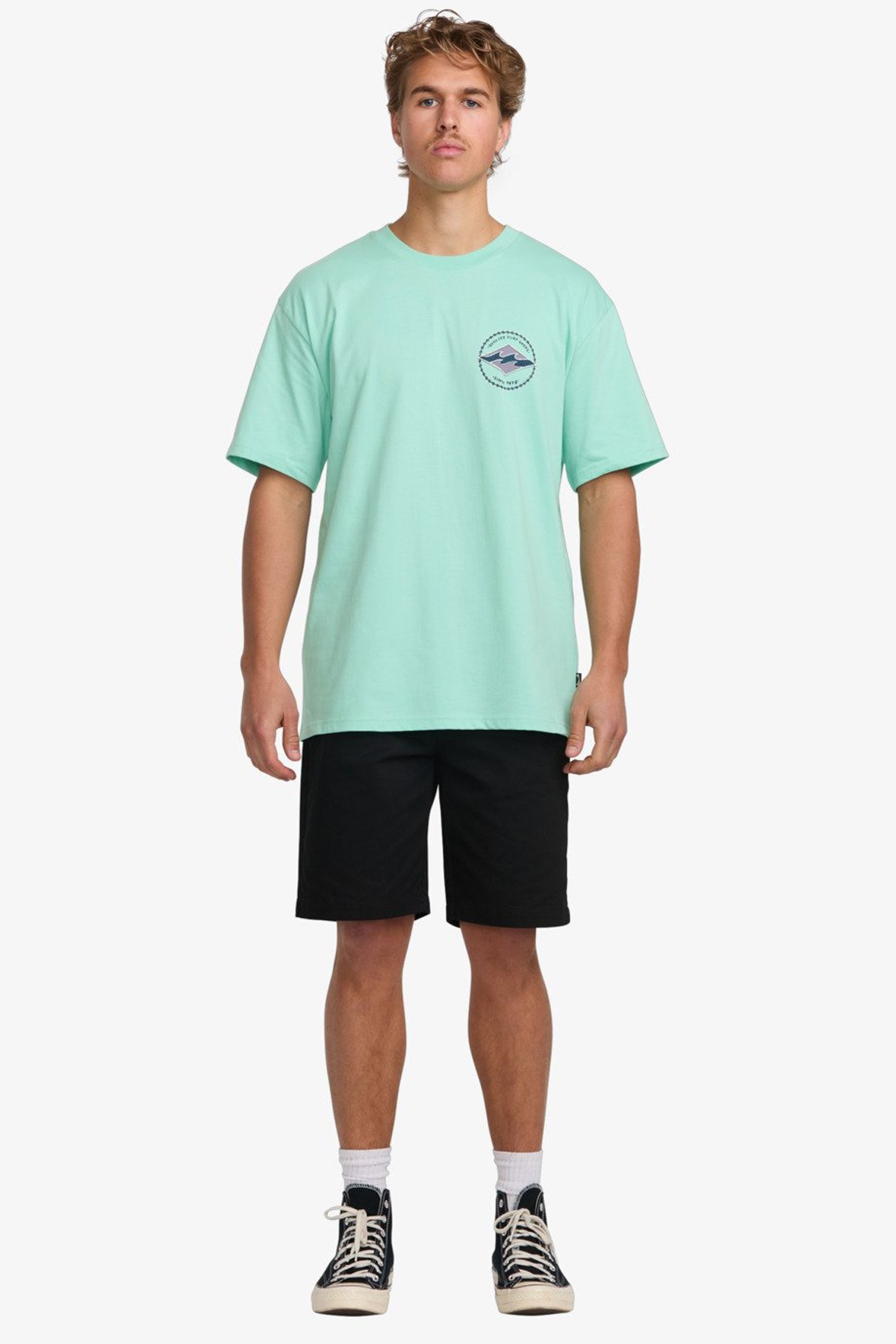 Billabong Rotor Diamond Erkek Tişört Yeşil