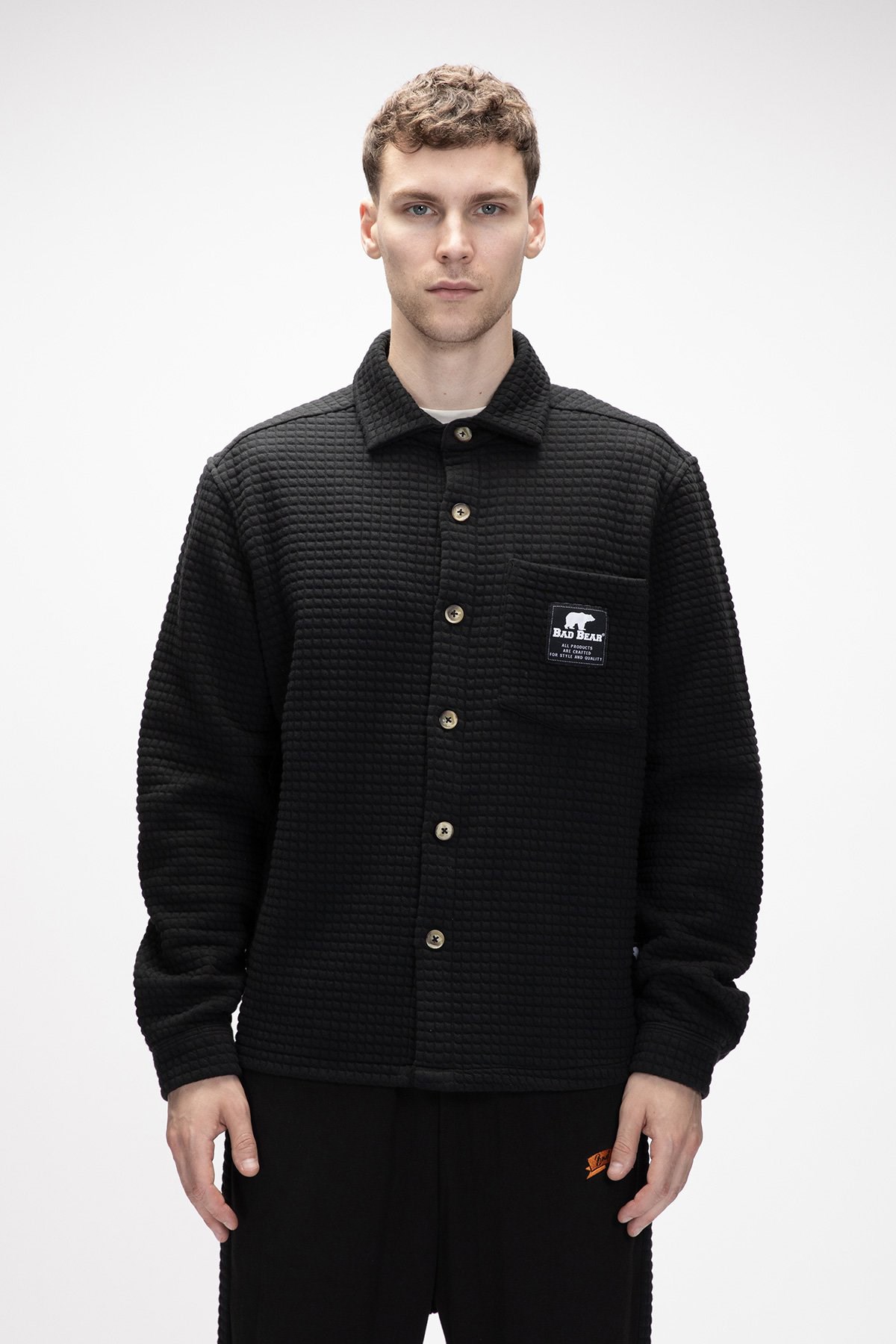 Bad Bear Diez Erkek Gömlek 25.01.30.020-C01 Siyah