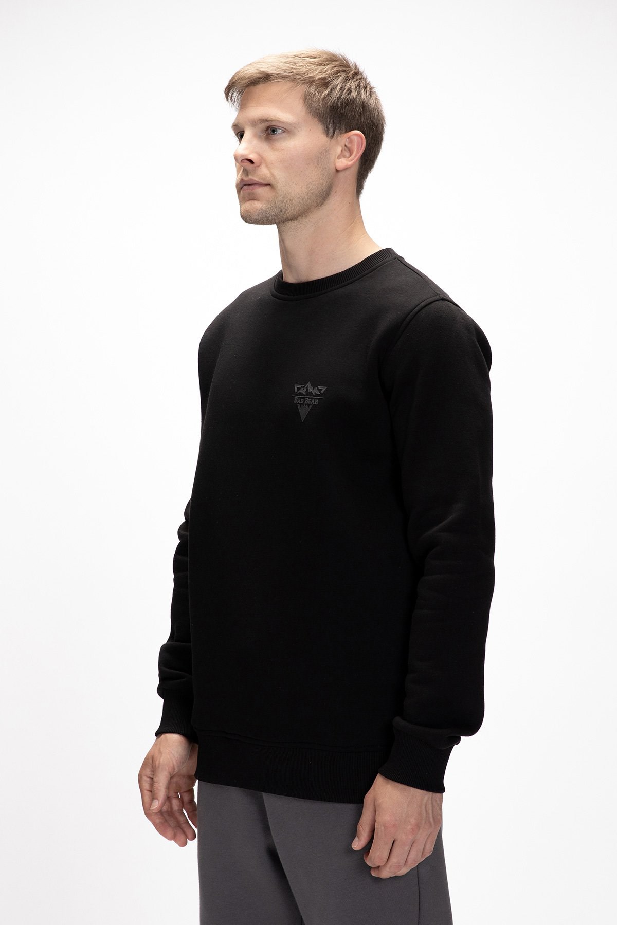 Bad Bear Windy Erkek Sweatshirt 25.02.12.030-C01 Siyah
