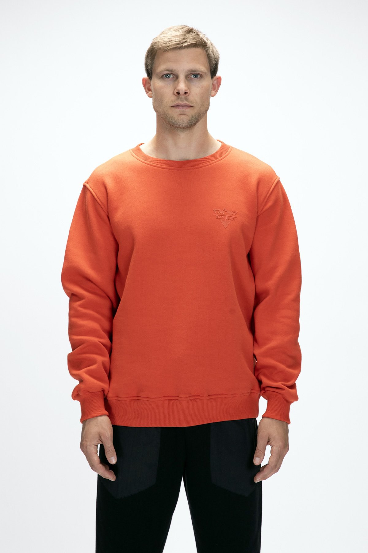 Bad Bear Windy Erkek Sweatshirt 25.02.12.030-C109 Kırmızı