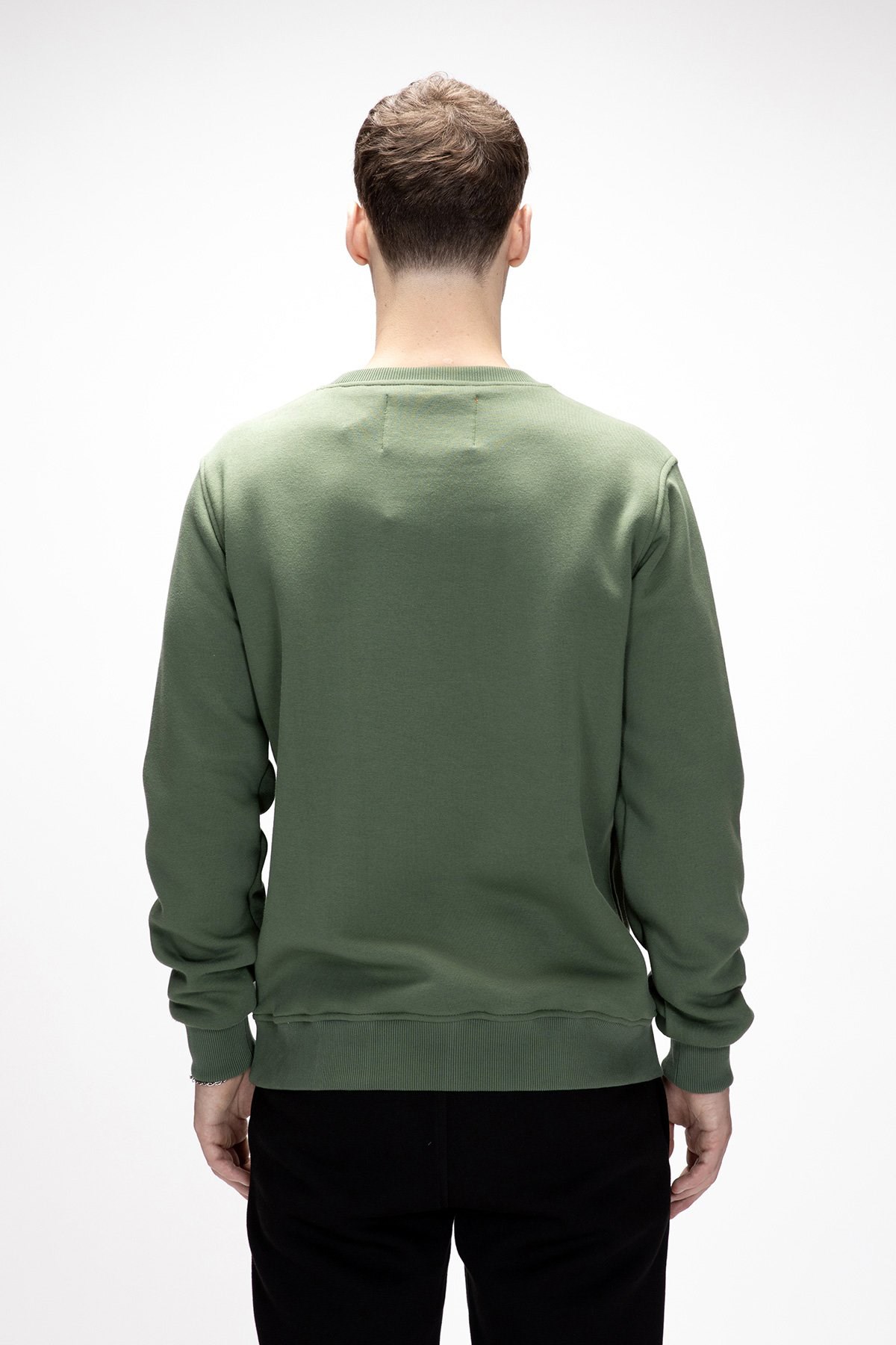 Bad Bear Windy Erkek Sweatshirt 25.02.12.030-C123 Yeşil