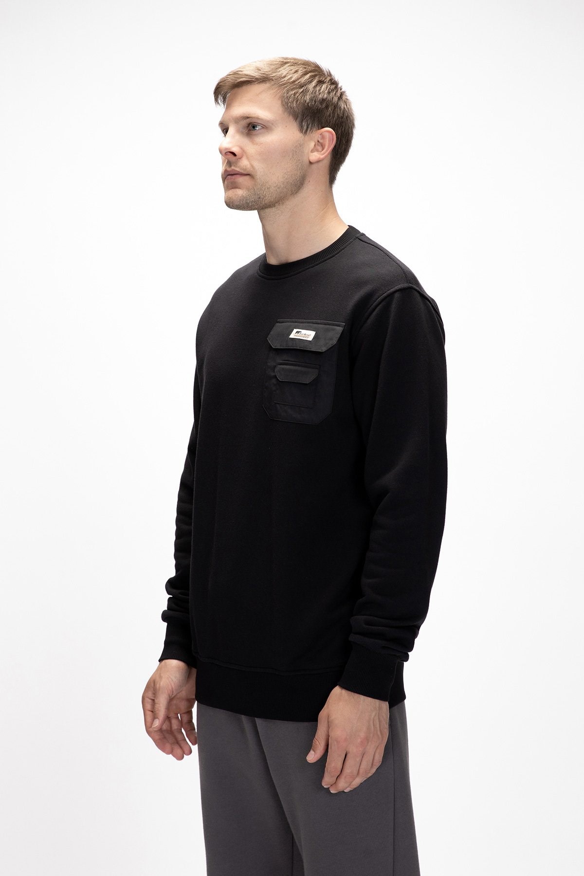 Bad Bear Rise Erkek Sweatshirt 25.02.12.035-C01 Siyah