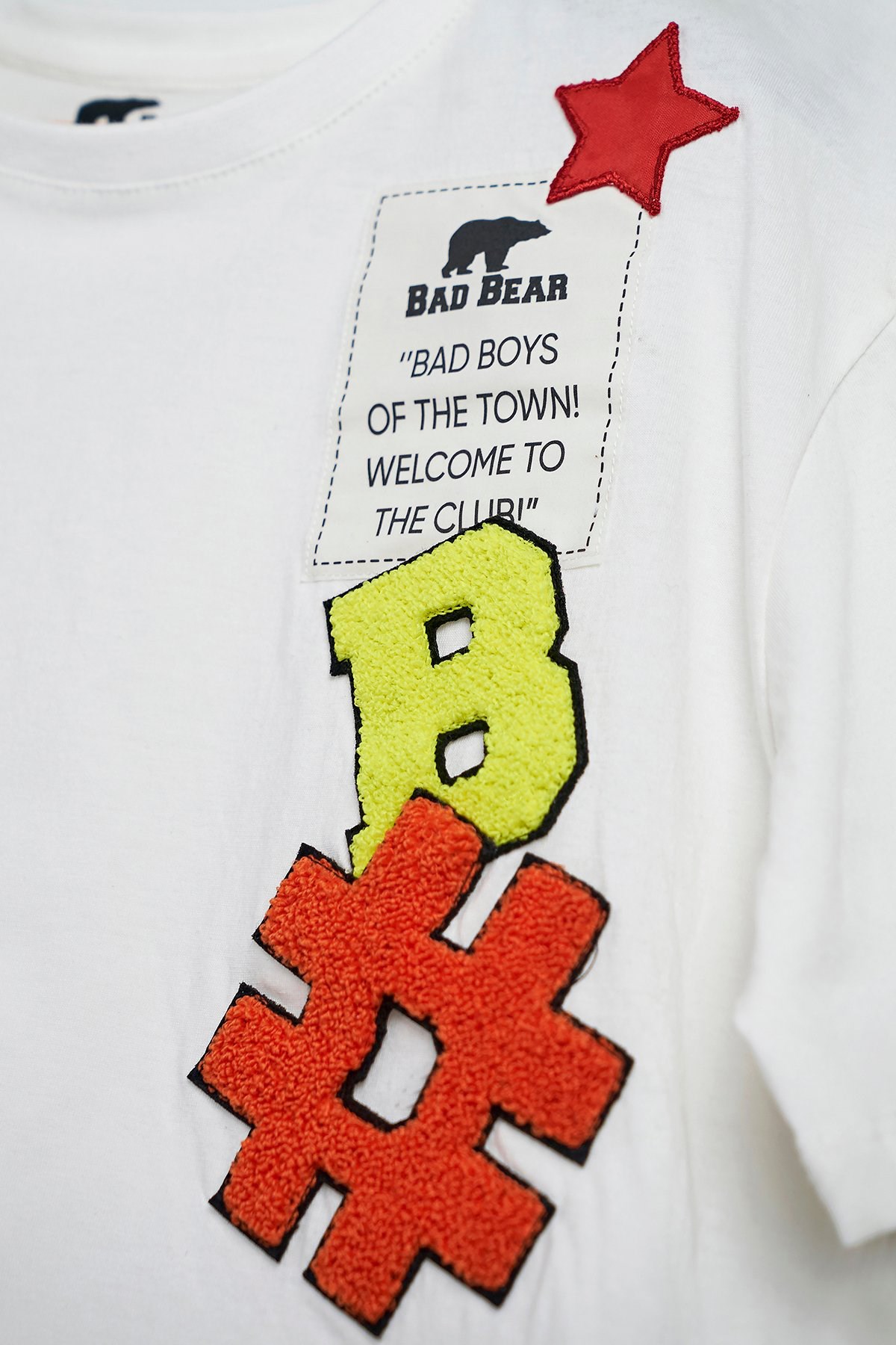 Bad Bear Kız Çocuk Tişört 25.06.07.010-C04 Ekru