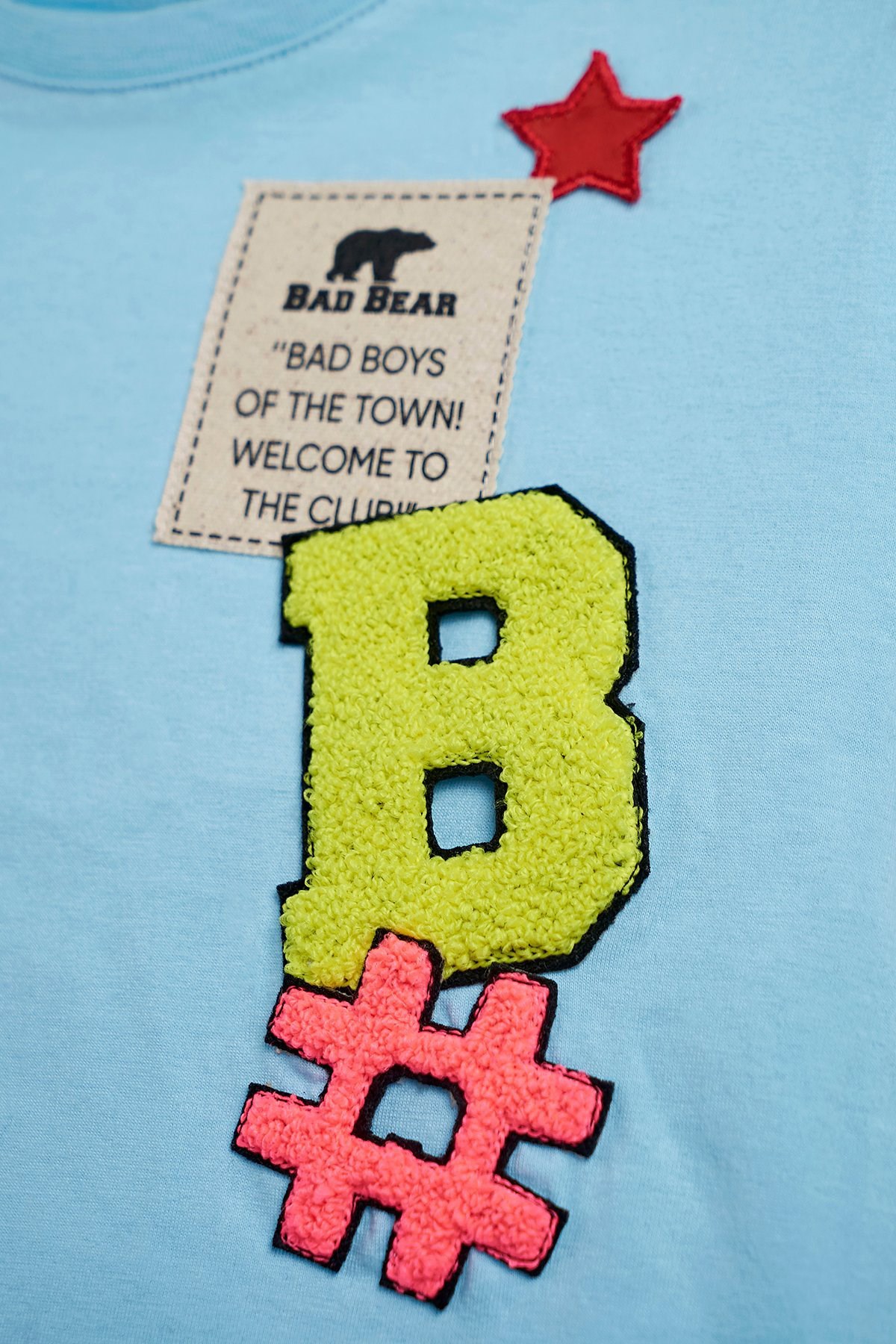 Bad Bear Kız Çocuk Tişört 25.06.07.010-C125 Mavi