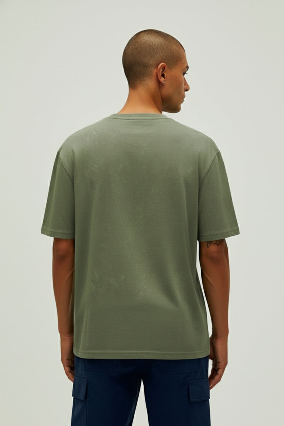 Bad Bear Garment Erkek Tişört 26.01.07.041-C123 Haki