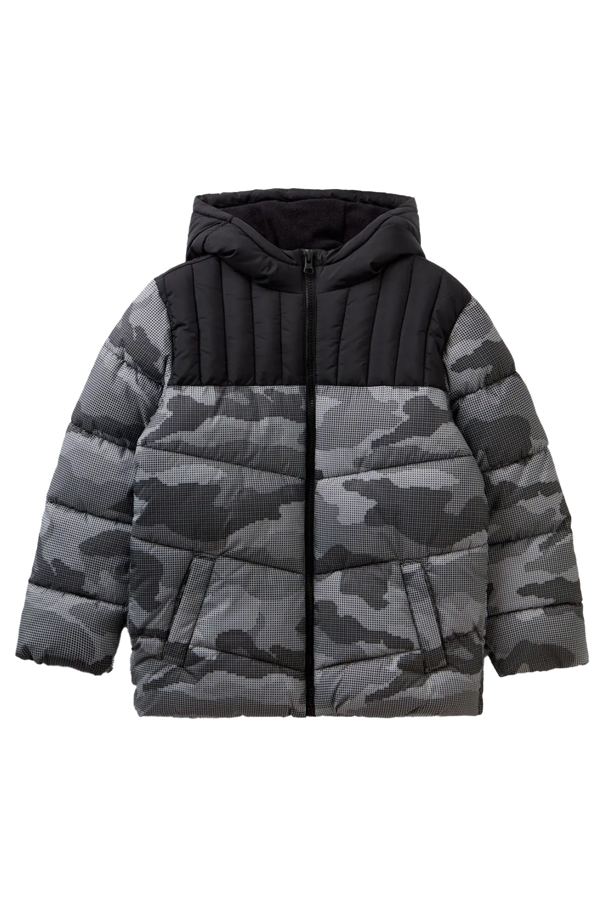Benetton Çocuk Mont 2DFVCN02M Gri