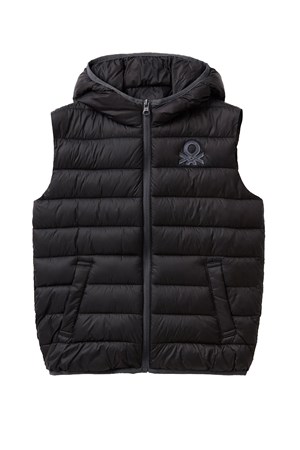 Benetton Çocuk Yelek 2TWDCJ007-R Siyah