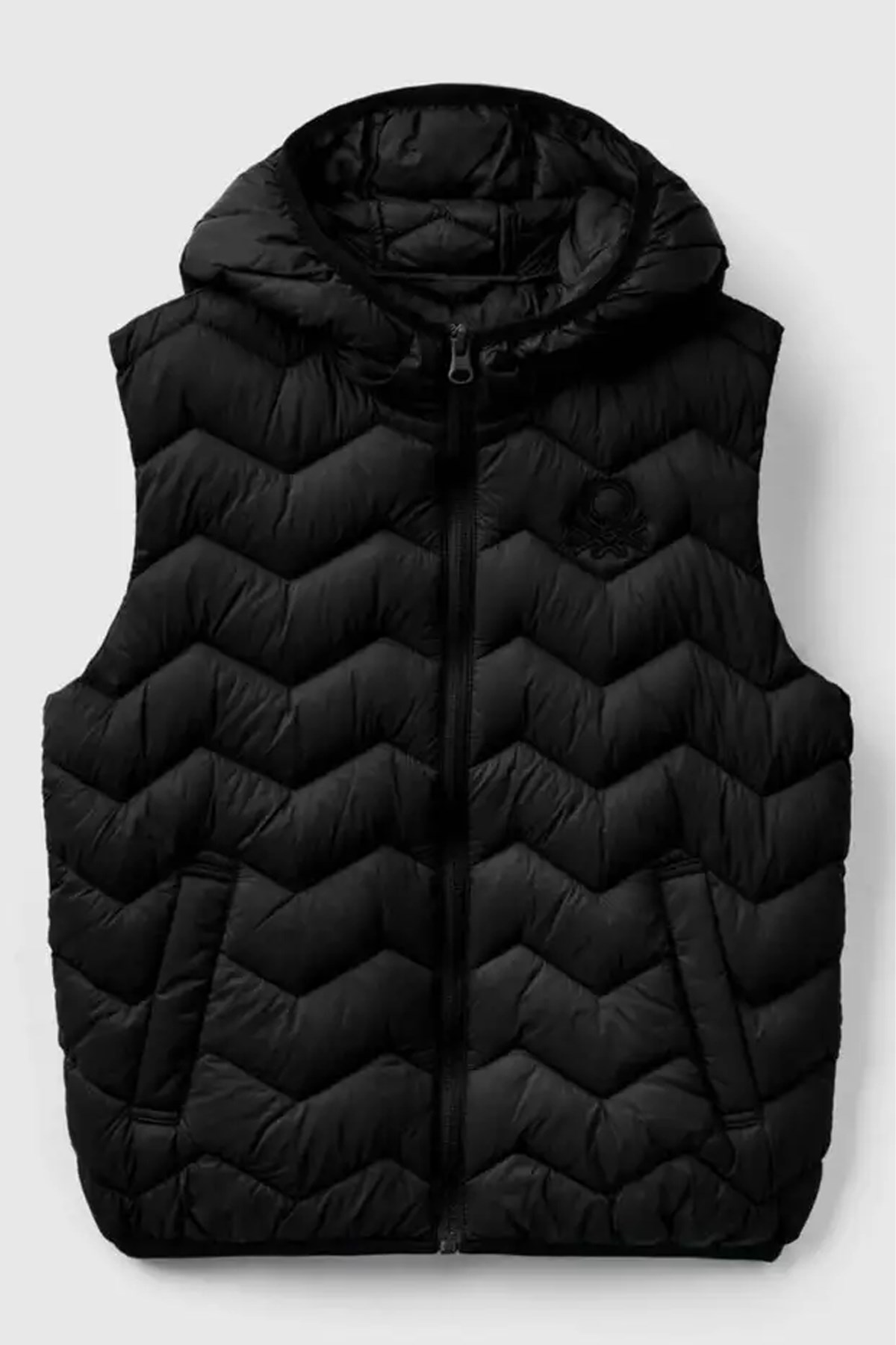 Benetton Çocuk Yelek 2TWDCJ00R-25K Siyah