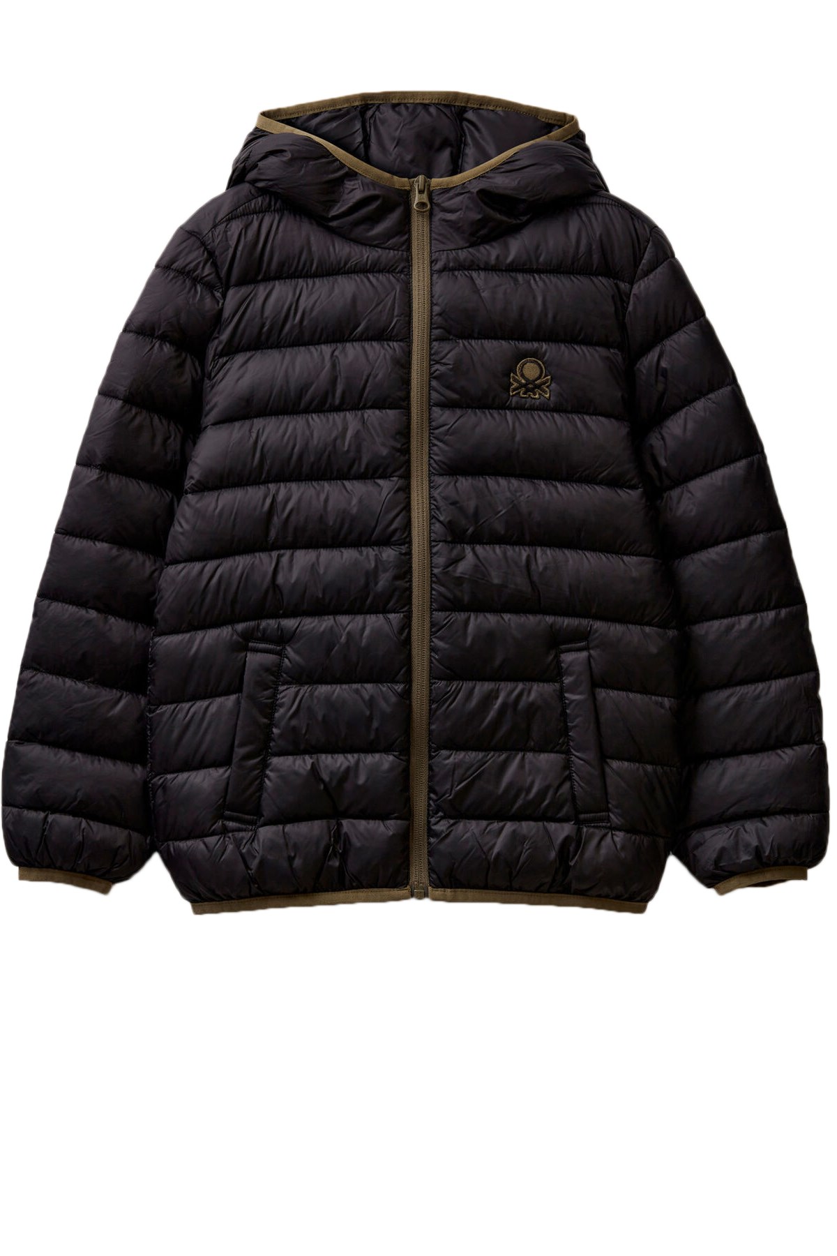 Benetton Çocuk Şişme Mont 2TWDCN018 Siyah
