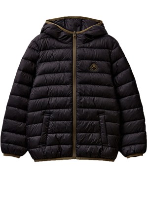 Benetton Çocuk Şişme Mont 2TWDCN018 Siyah