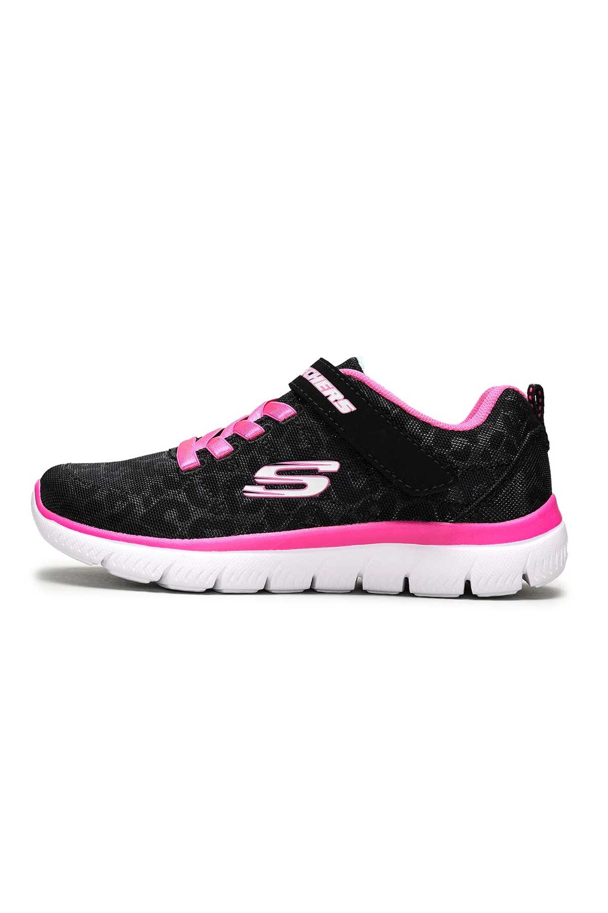 Skechers Summits-Worth Wild Çocuk Spor Ayakkabı 302072L BKNP Siyah