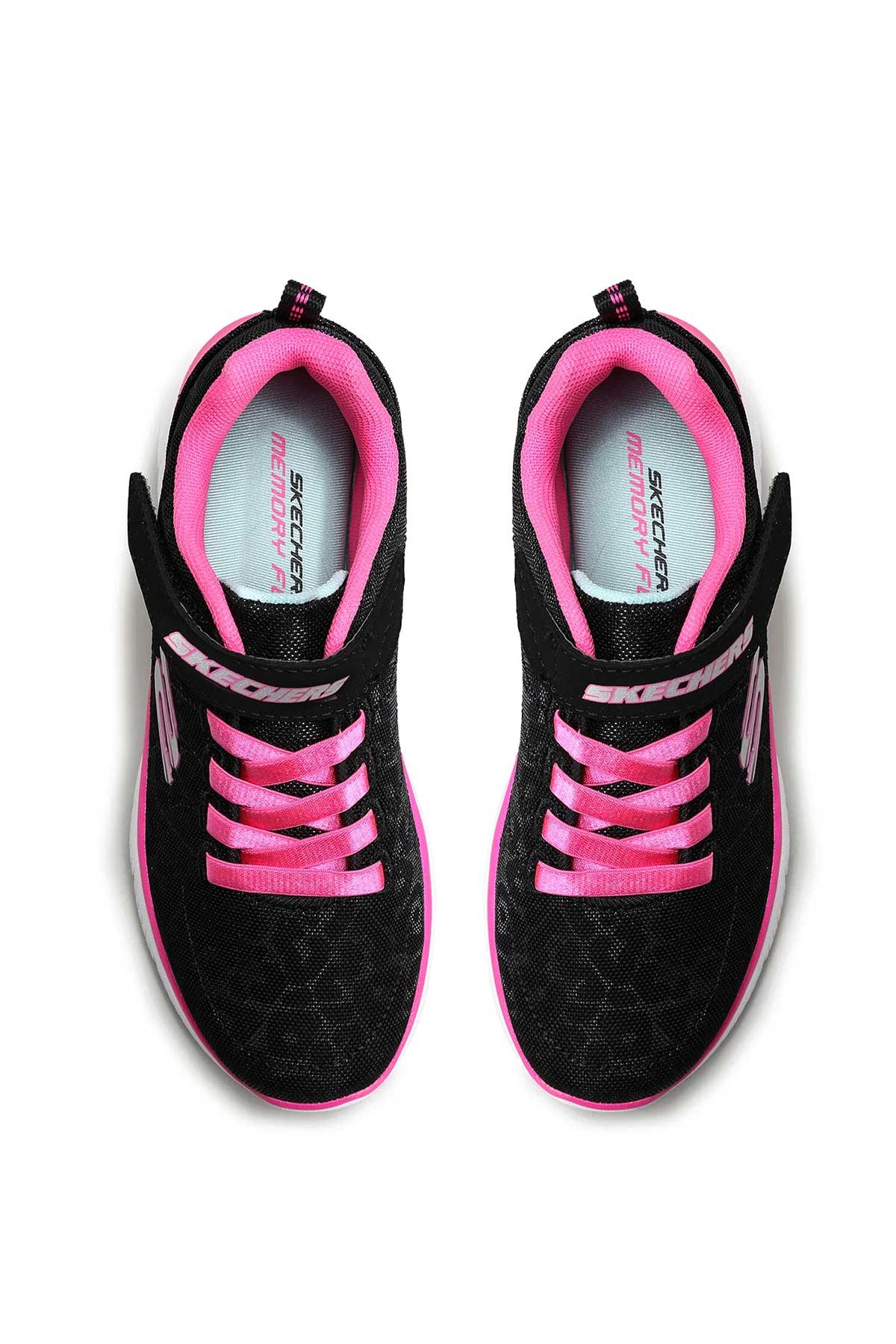 Skechers Summits-Worth Wild Çocuk Spor Ayakkabı 302072L BKNP Siyah
